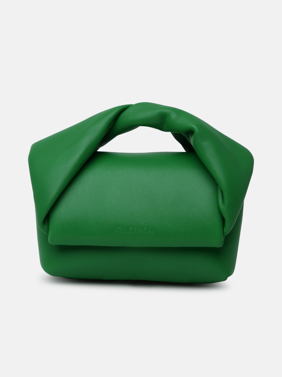 Jw Anderson Green Leather Mini Twister Bag