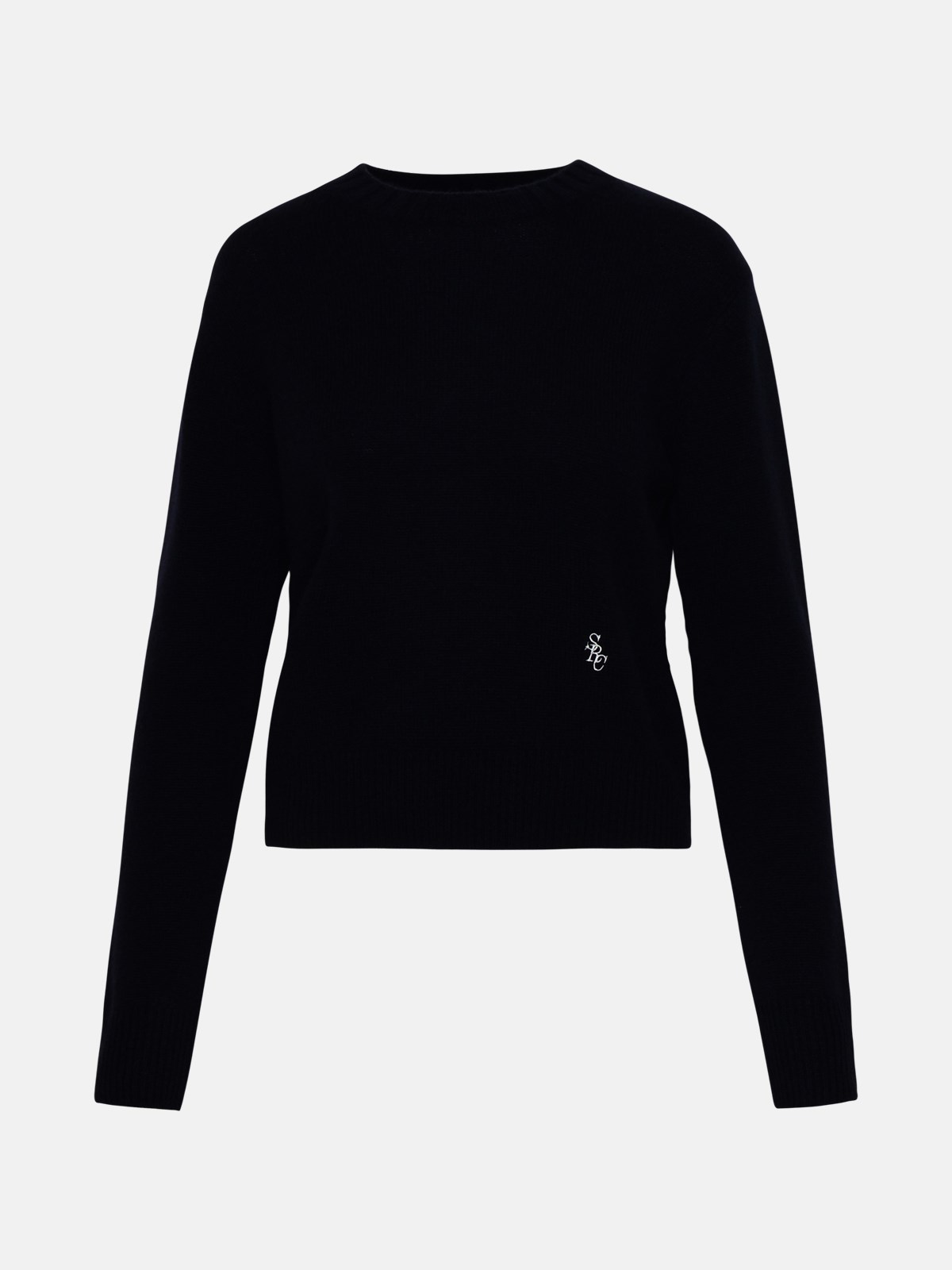 Sporty And Rich Kids' Blue Cashmere Sweater In Navy