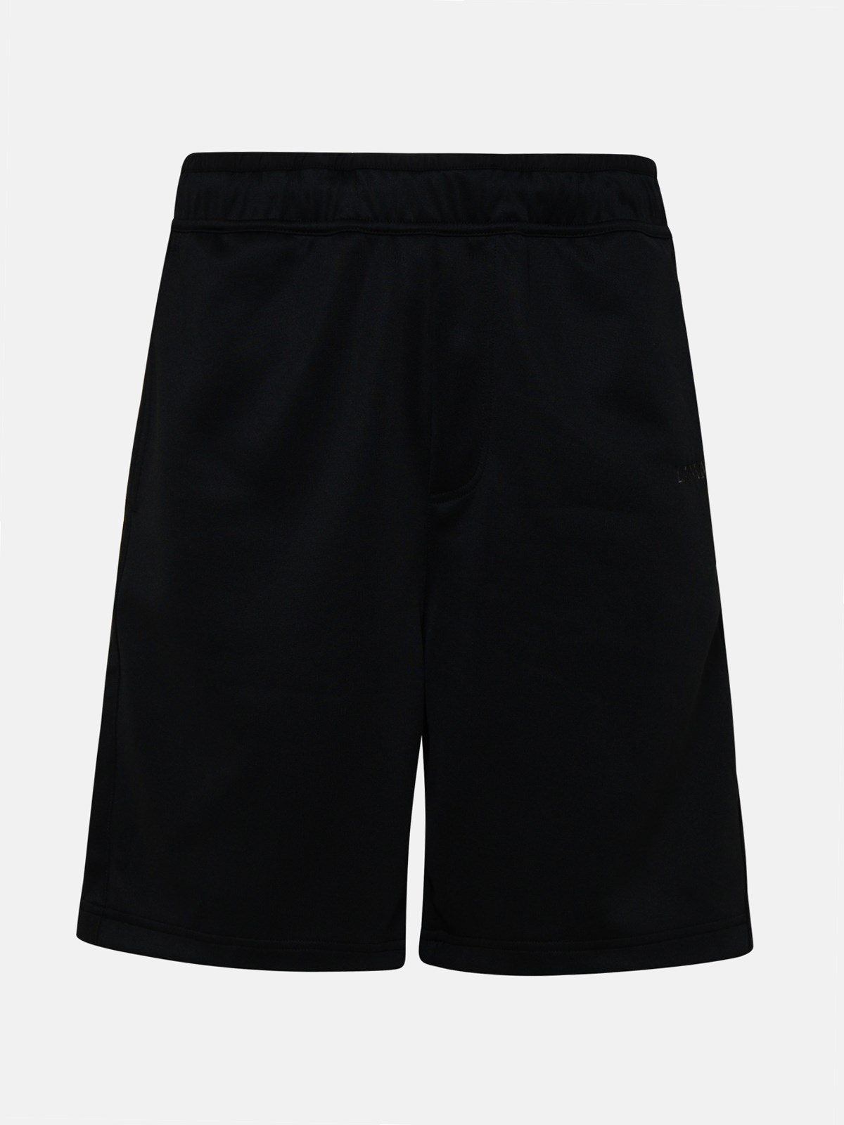 Lanvin Black Cotton Blend Bermuda Shorts
