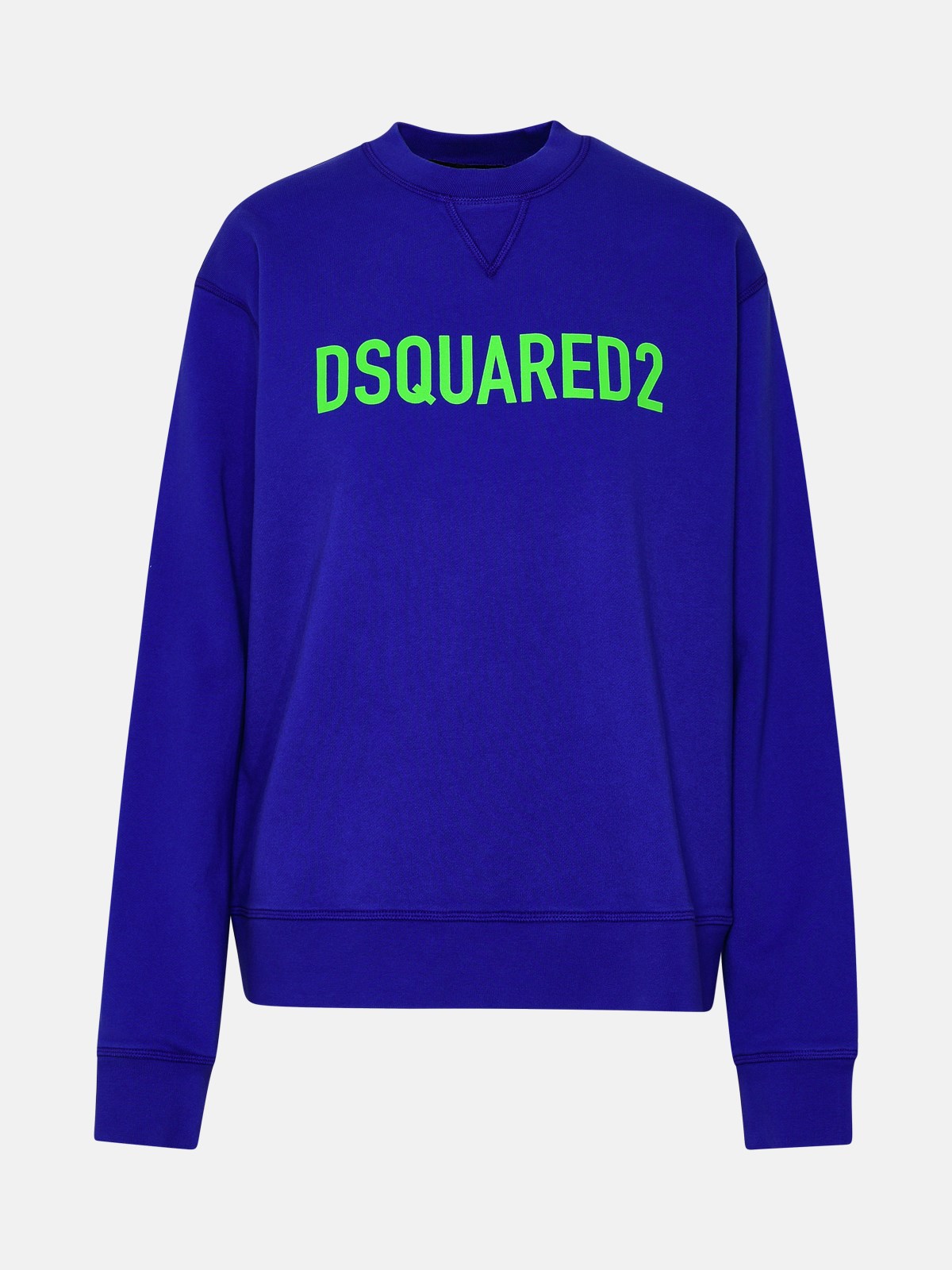 Dsquared2 In Indigo Cotton Sweatshirt In Blue
