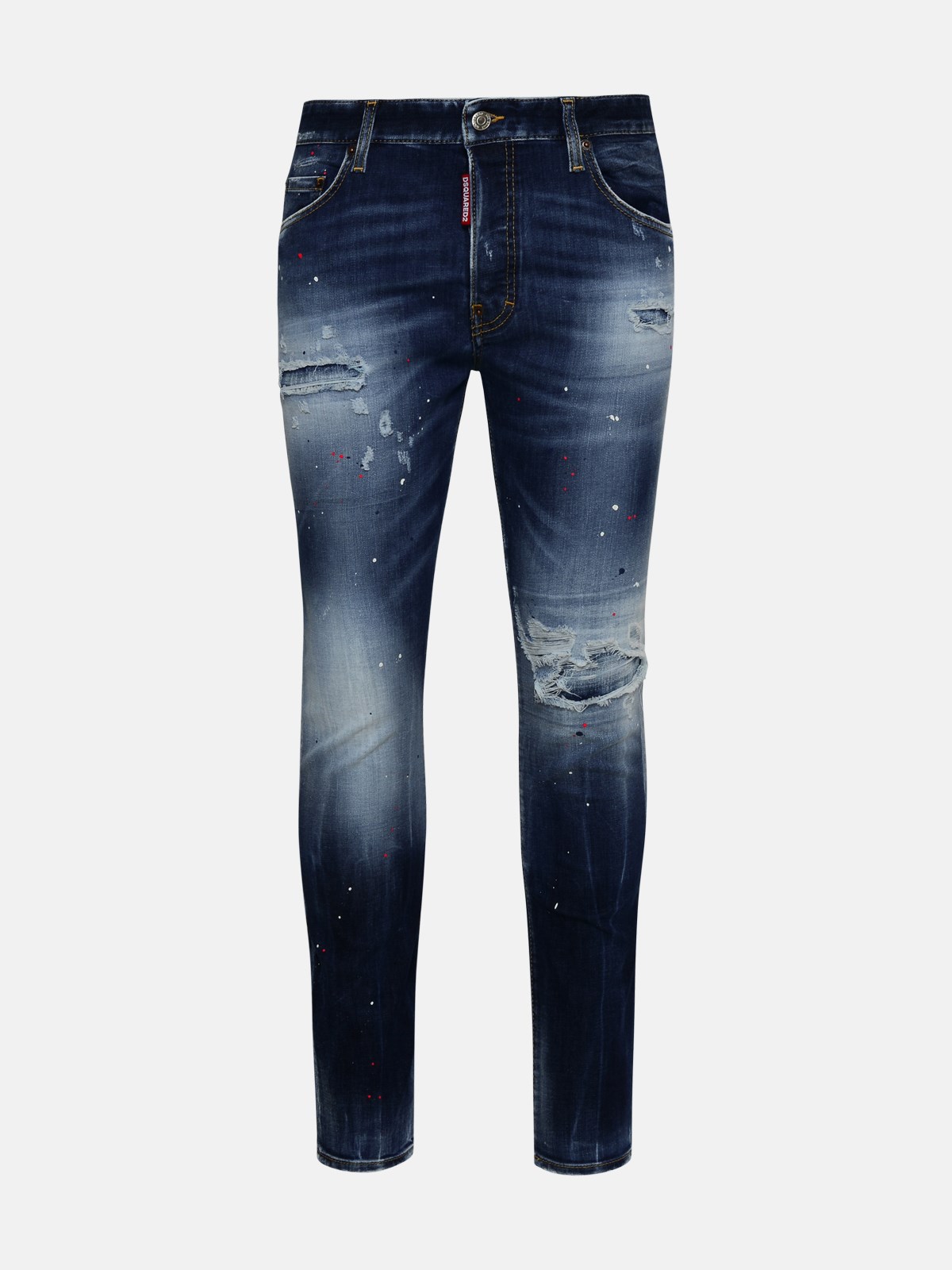 DSQUARED2 TWINKY BLUE COTTON BLEND JEANS