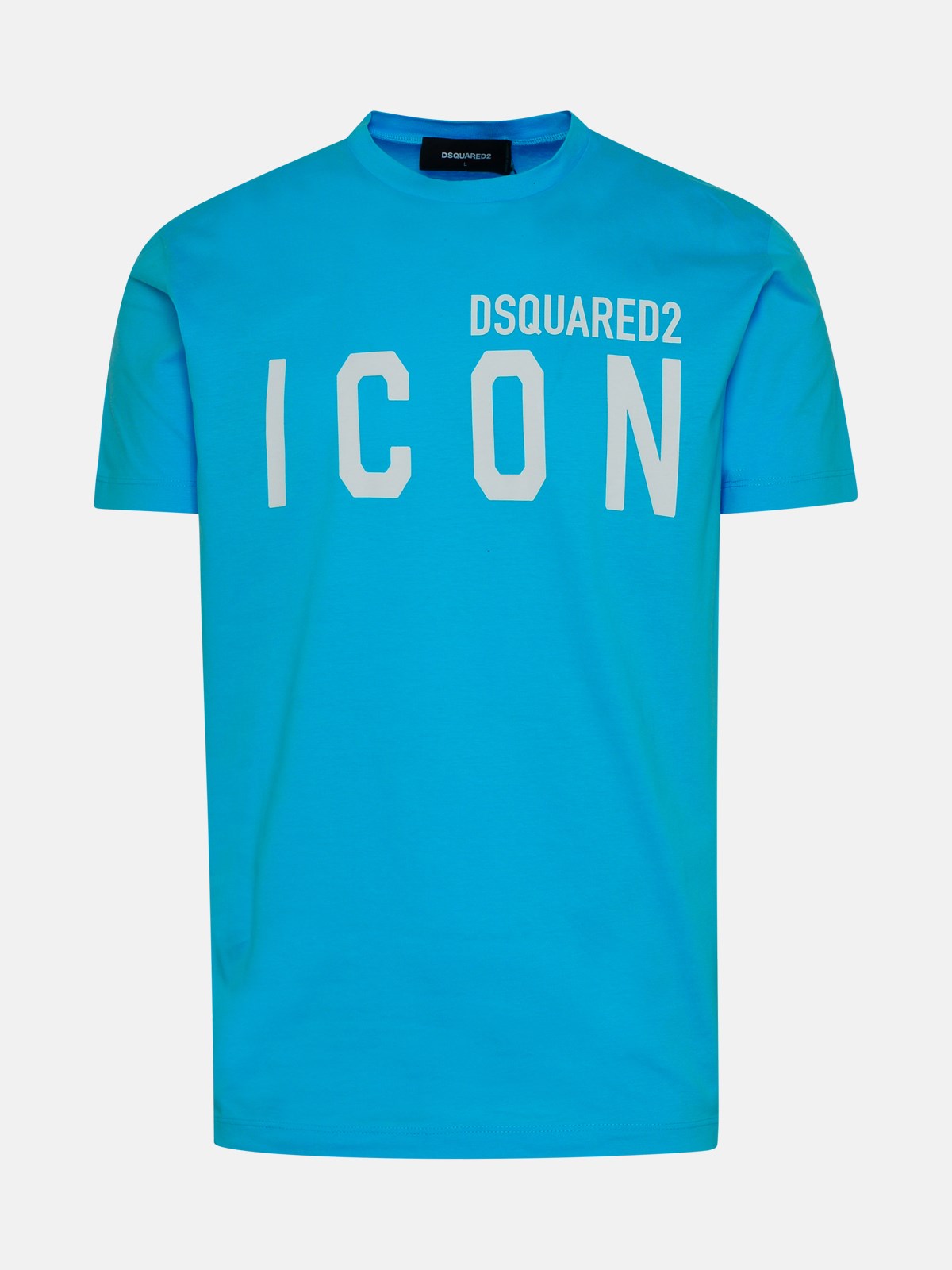 Dsquared2 Icon Logo-print T-shirt In Light Blue