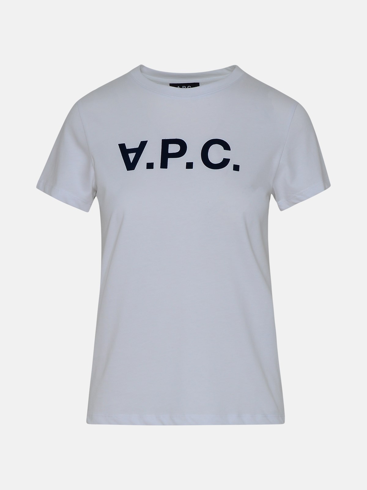 A.p.c. T-shirt Vpc Maxi Logo Bianca In White