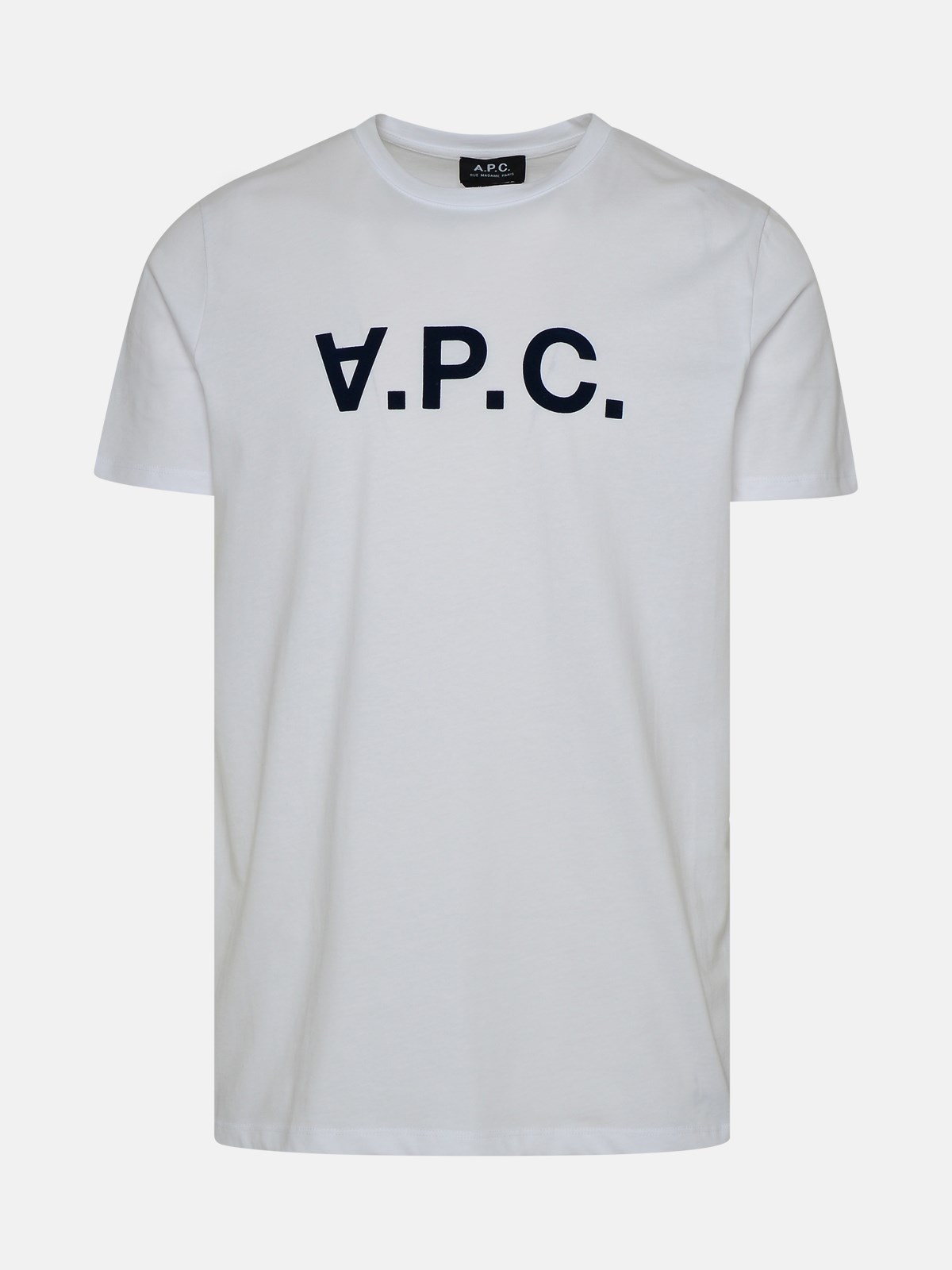 Apc White Cotton Vpc Maxi Logo T-shirt
