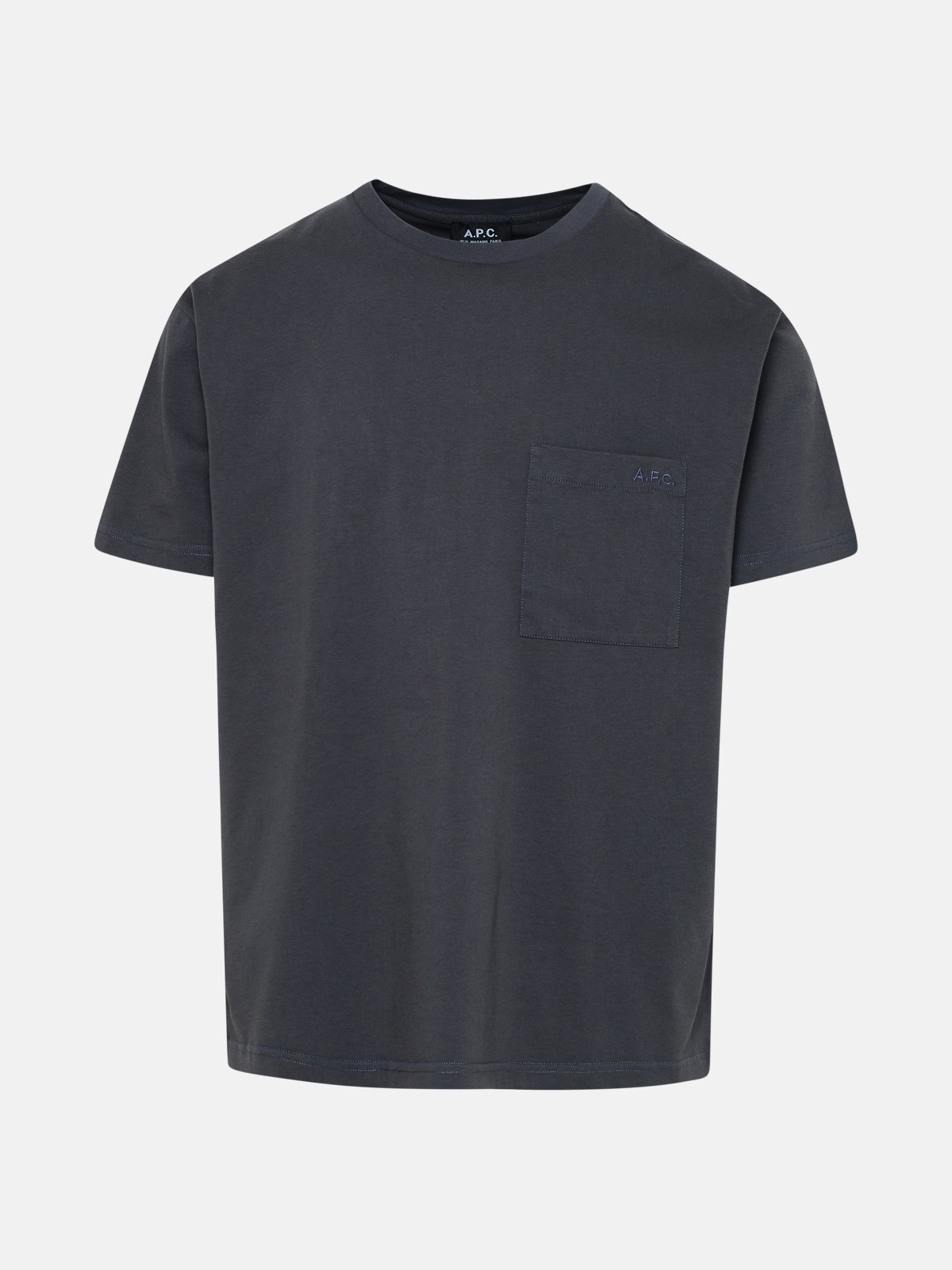 A.p.c. Kids' Viscose Gray Cotton T-shirt In Grey