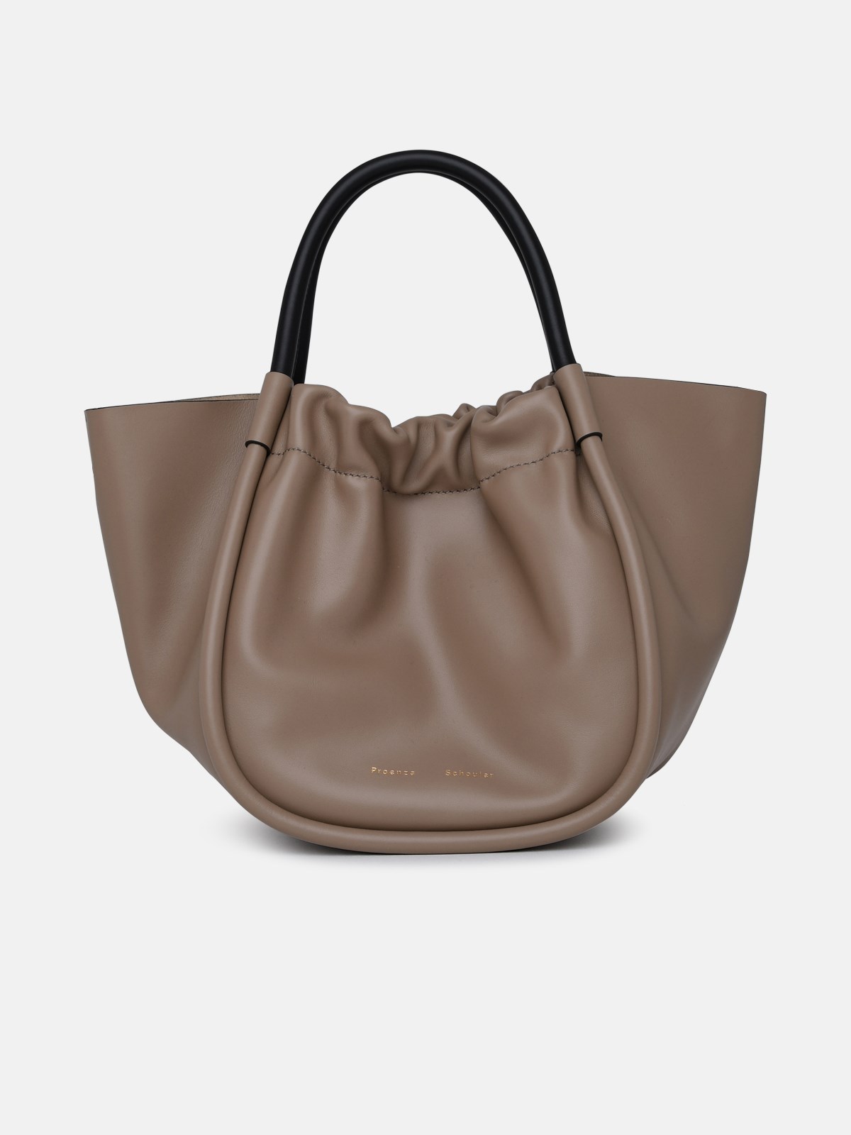 Proenza Schouler Beige Leather Ruched Bag