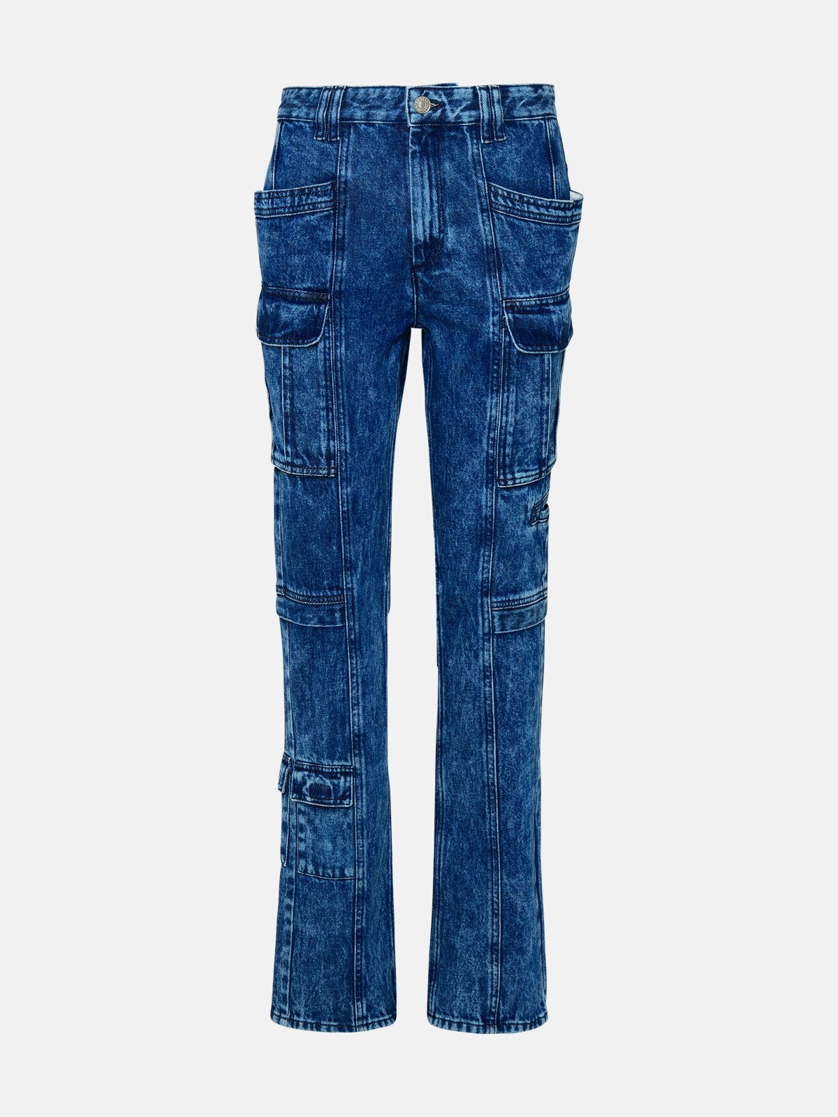 Isabel Marant Blue Cotton Denim Vokayo Jeans
