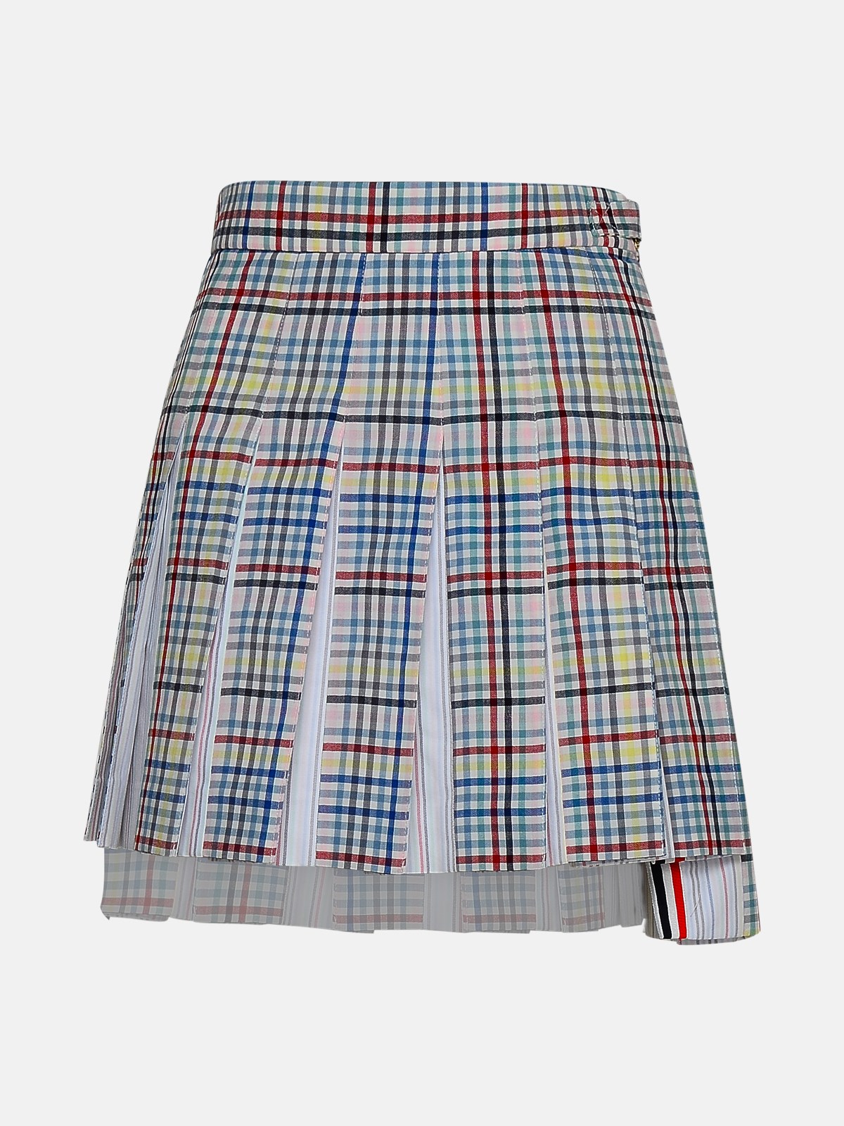 Thom Browne Kids' Multicolor Wool Blend Miniskirt