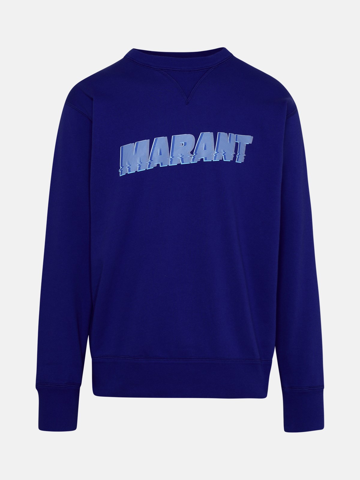 Isabel Marant Blue Cotton Blend Miky Sweatshirt
