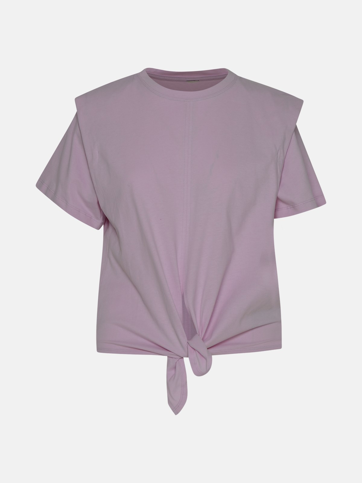 Isabel Marant Zelikia Rose Cotton T-shirt In Pink