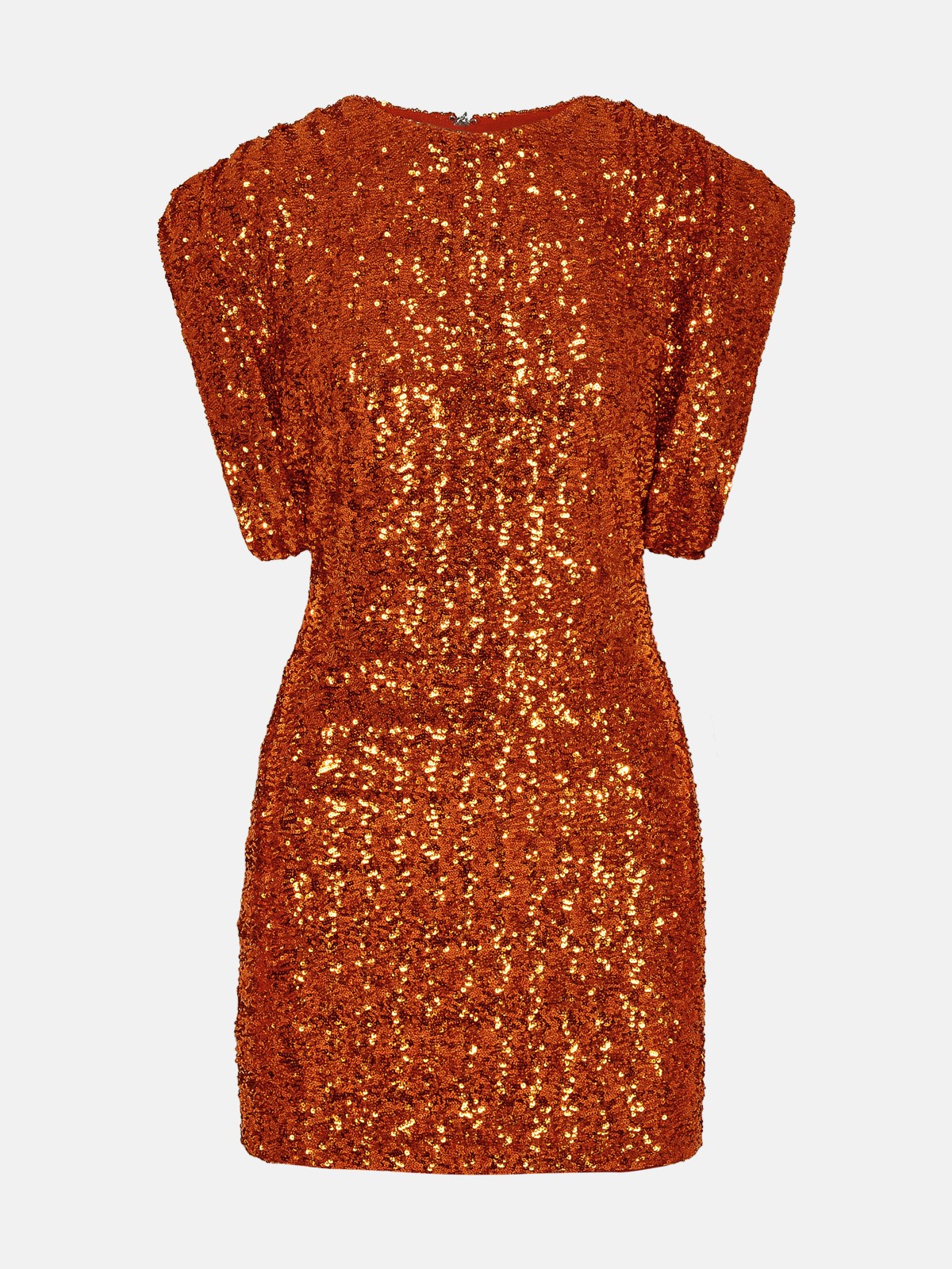 Attico Orange Polyester Annie Dress