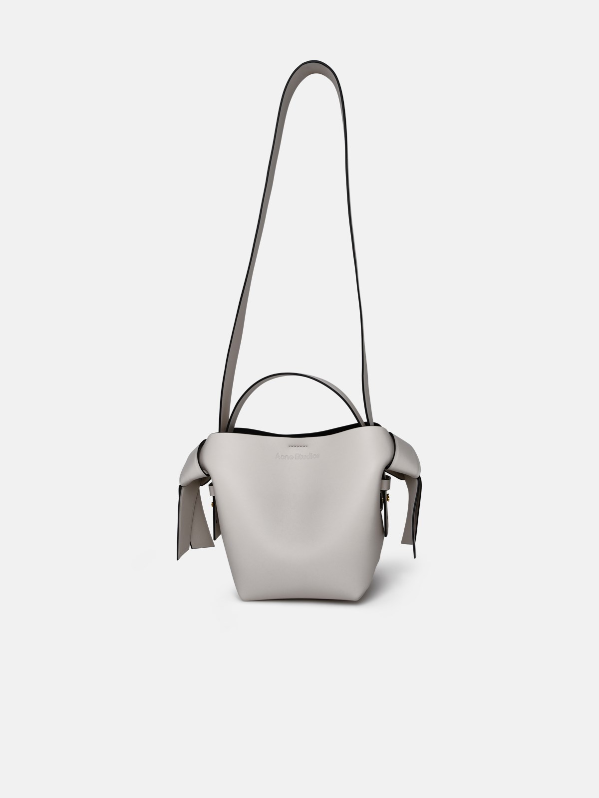 Acne Studios White Leather Musubi Mini Bag