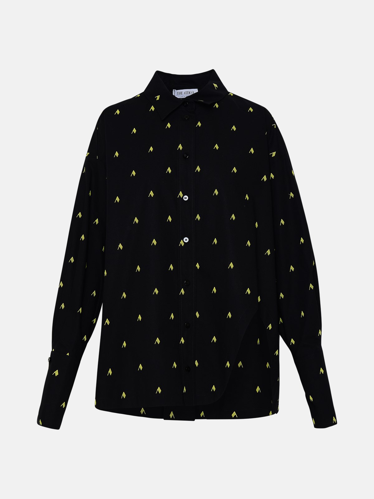 Attico Black Cotton Diana Shirt