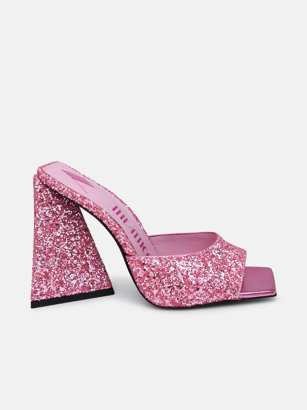 Attico Devon Sandal In Pink Polyethylene-terephthalate Blend