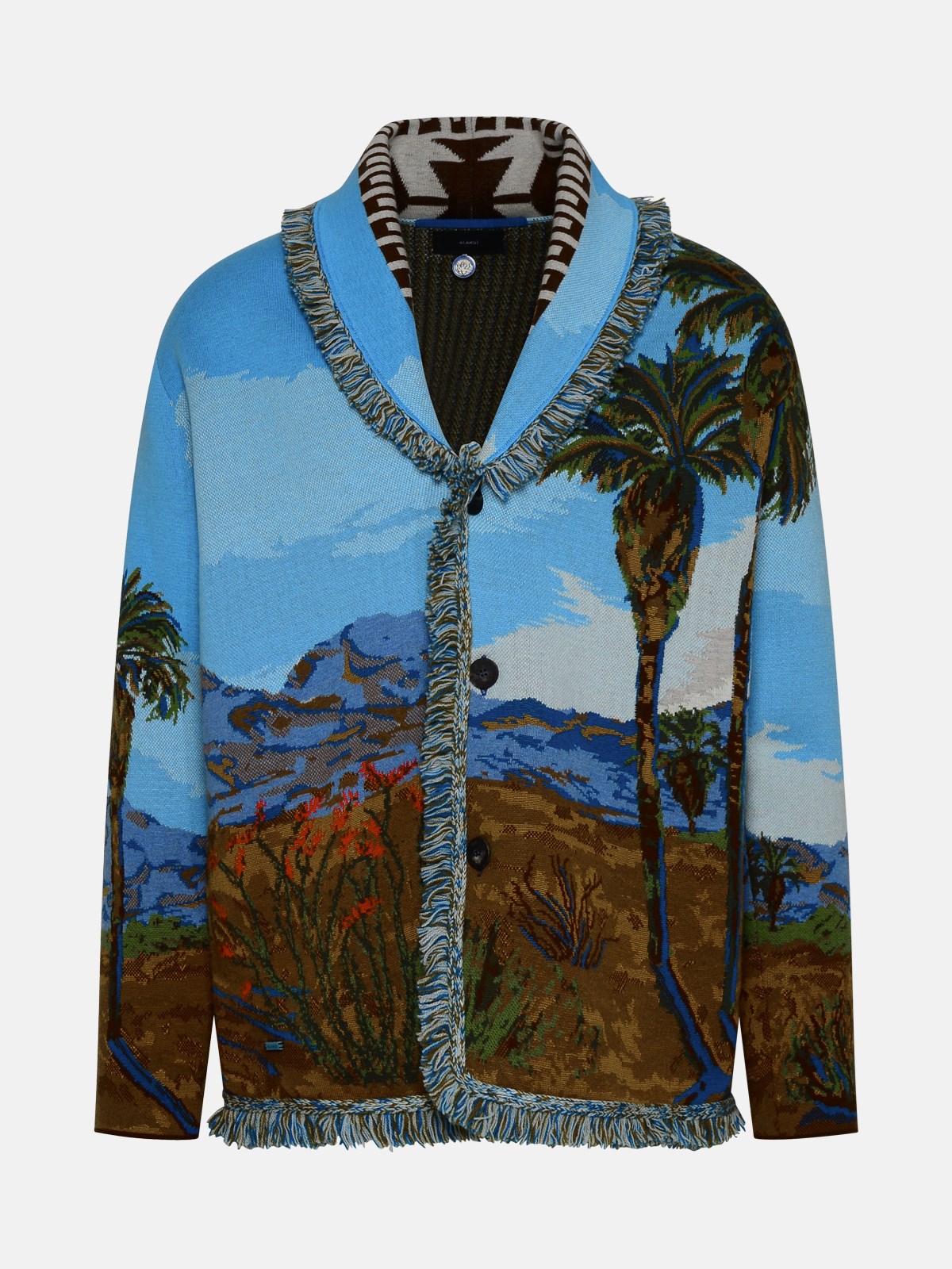 Alanui Multicolor Cotton Blend Cardigan