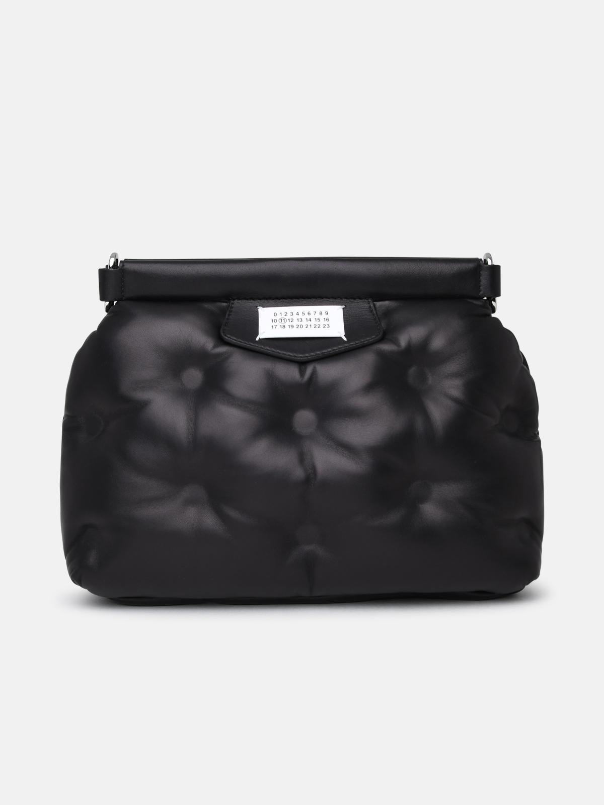 Maison Margiela Black Leather Glam Slam Bag