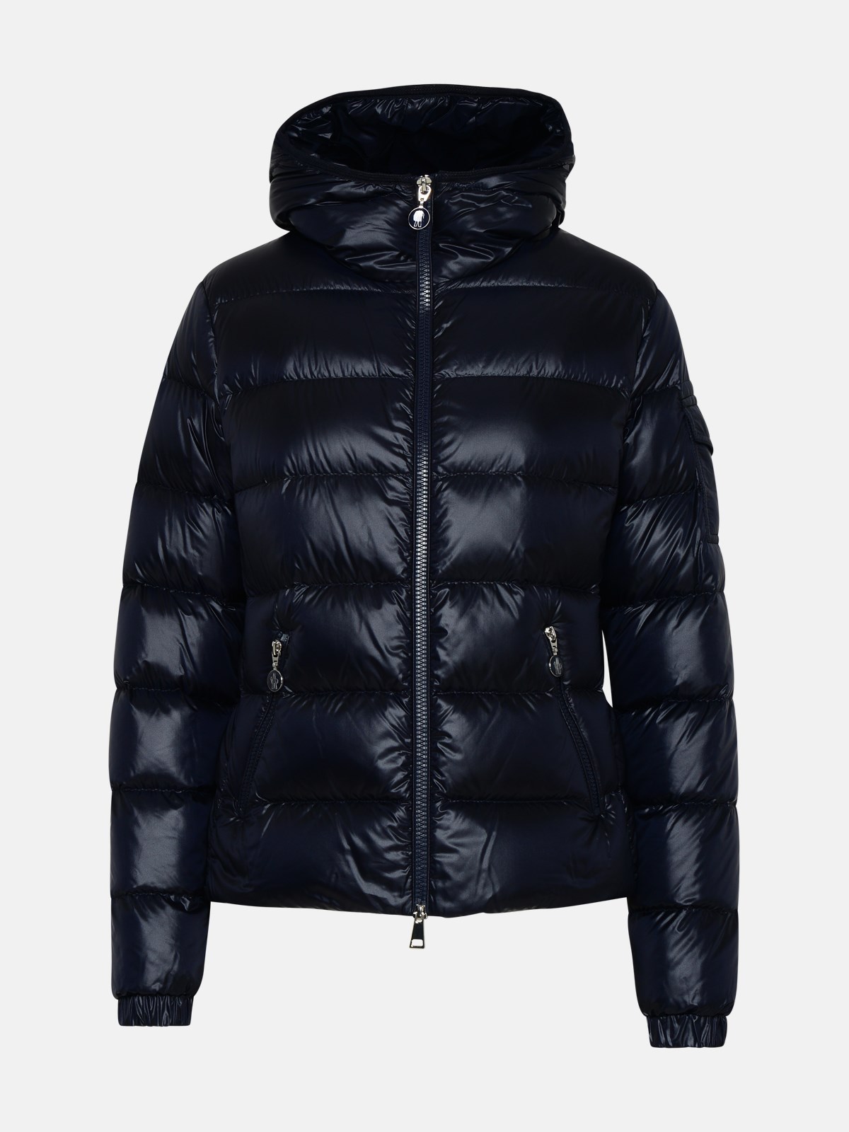 Moncler Blue Nylon Gless Puffer Jacket | ModeSens