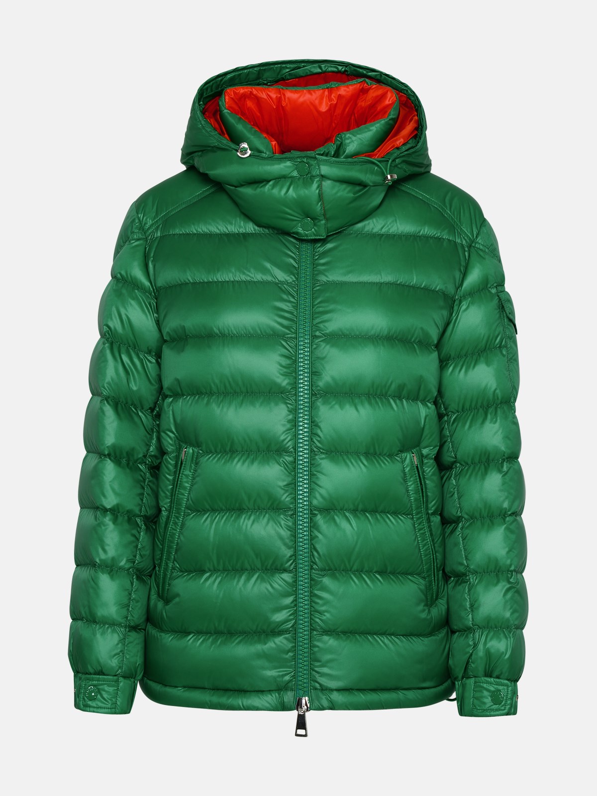 Moncler Green Nylon Dalles Down Jacket | ModeSens