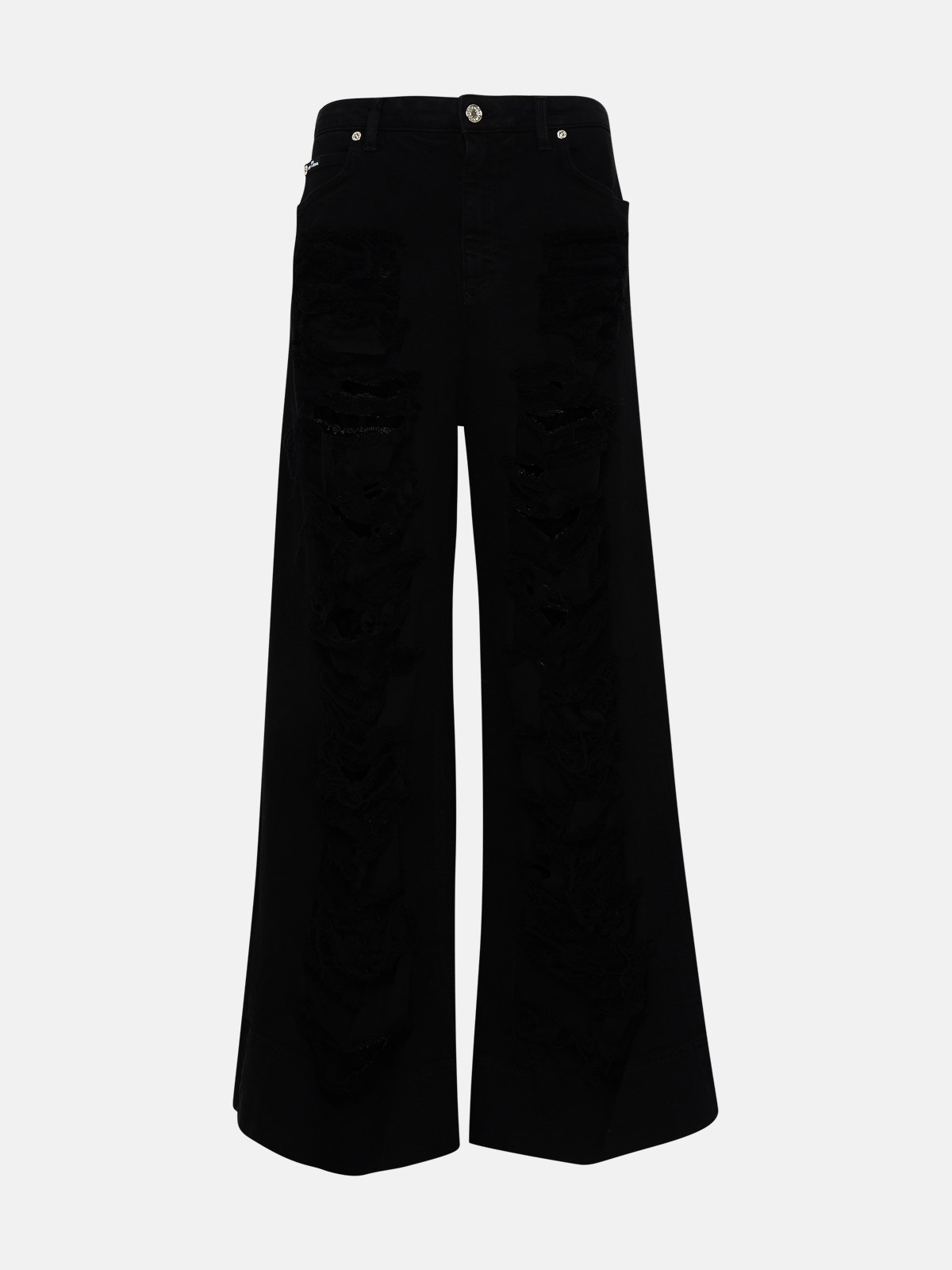 Dolce & Gabbana Black Cotton Jeans