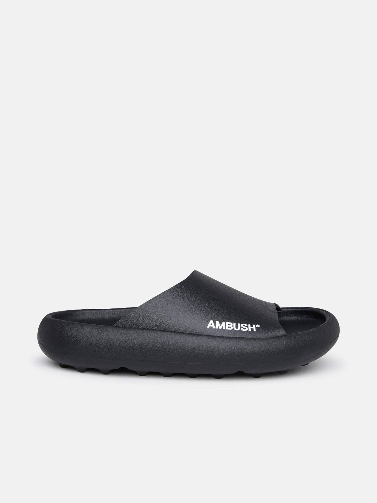 Ambush Black Rubber Slippers