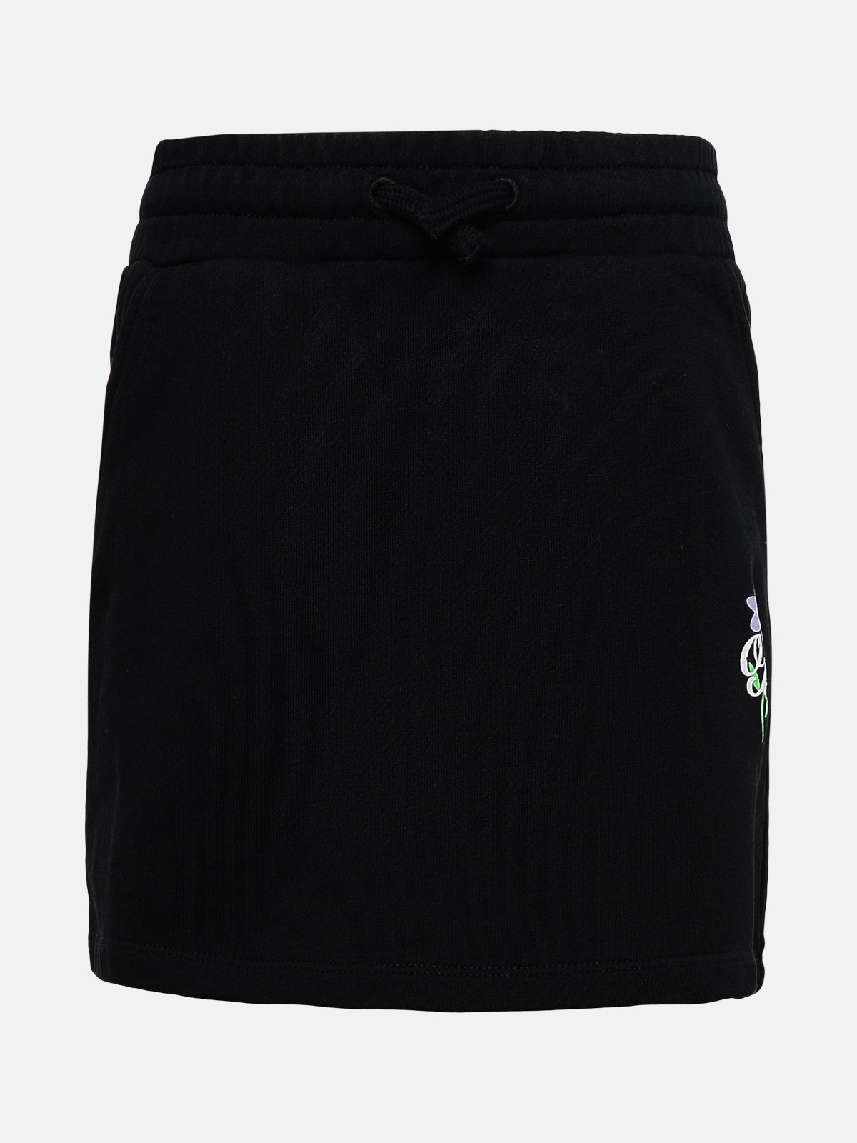 Off-white Black Cotton Skirt