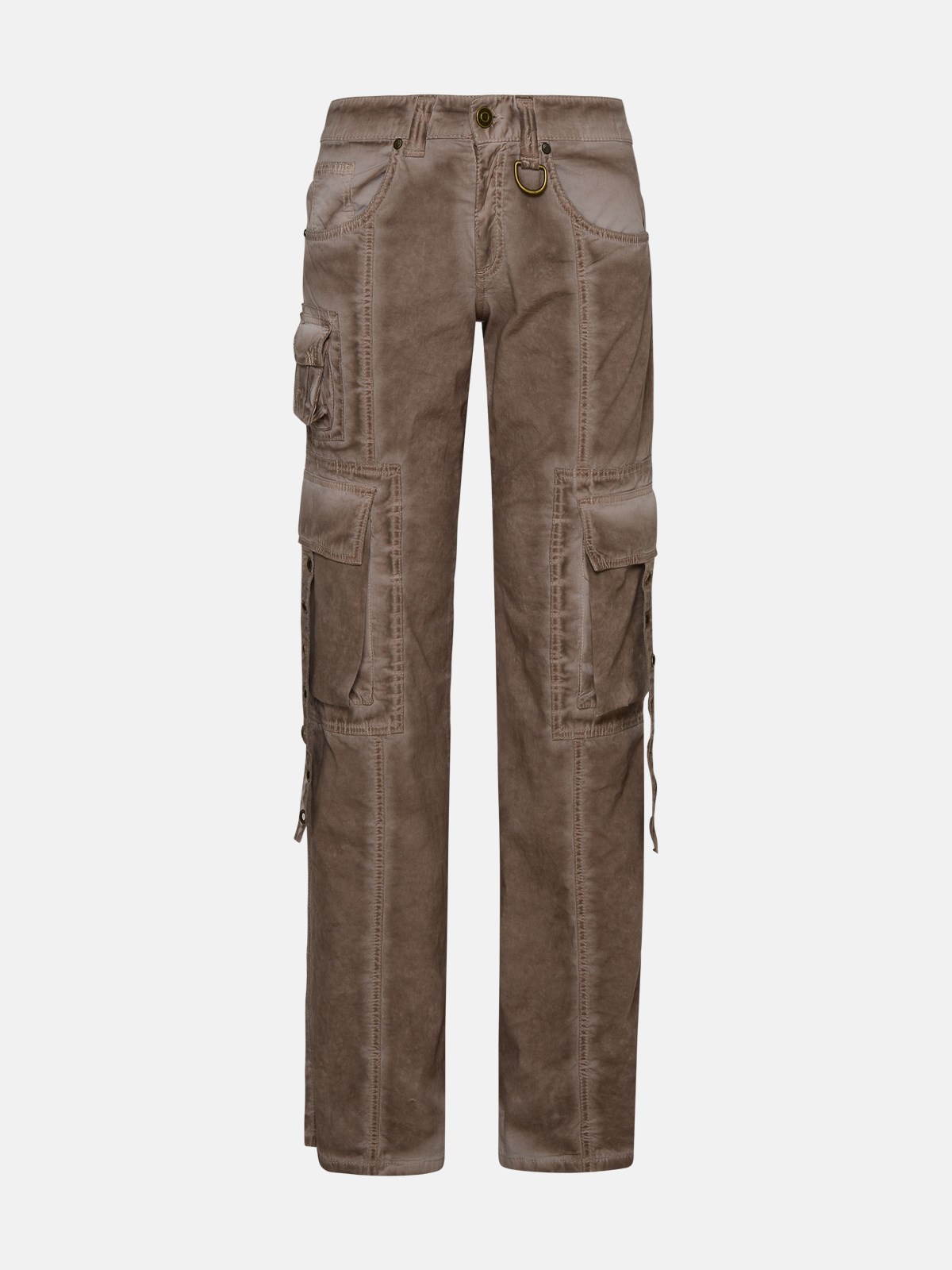 Blumarine Pantalone Cargo Tasche In Brown