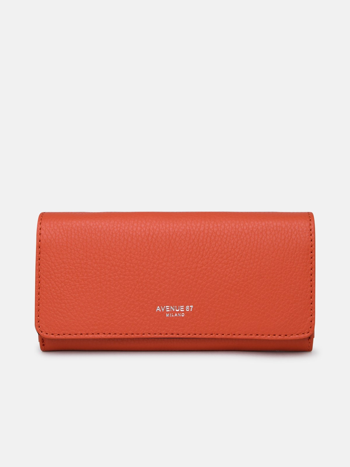 Avenue 67 Orange Leather Wallet