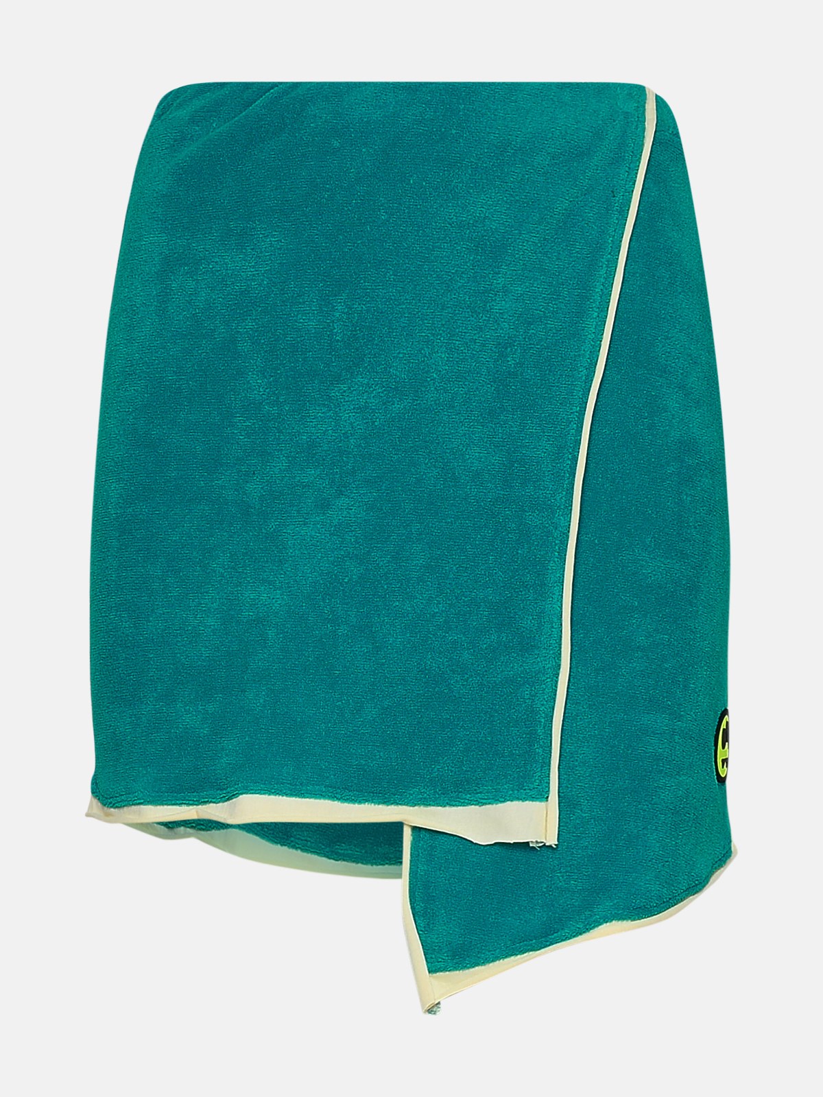 Barrow Turquoise Cotton Blend Skirt In Green