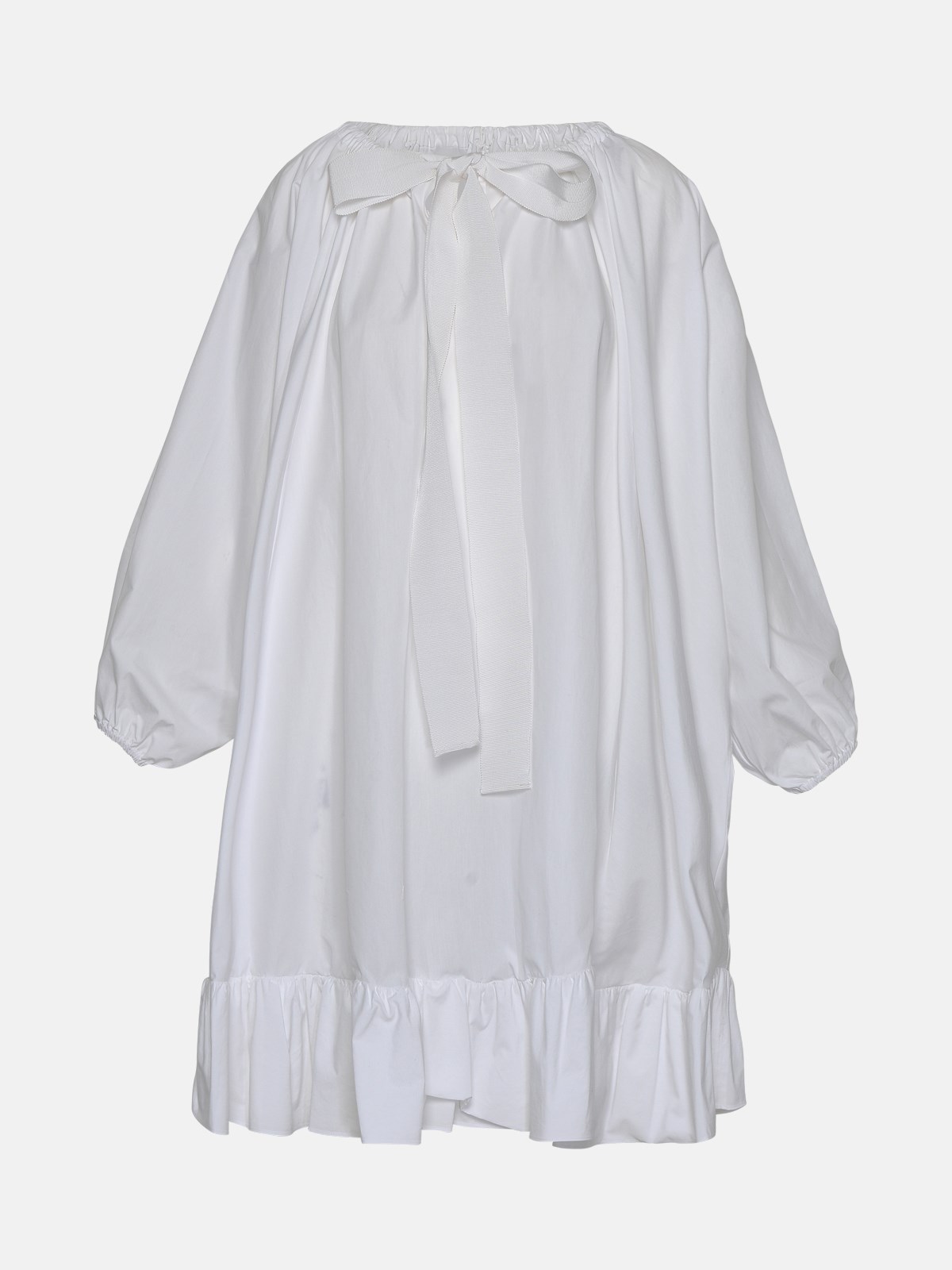 Patou White Cotton Dress