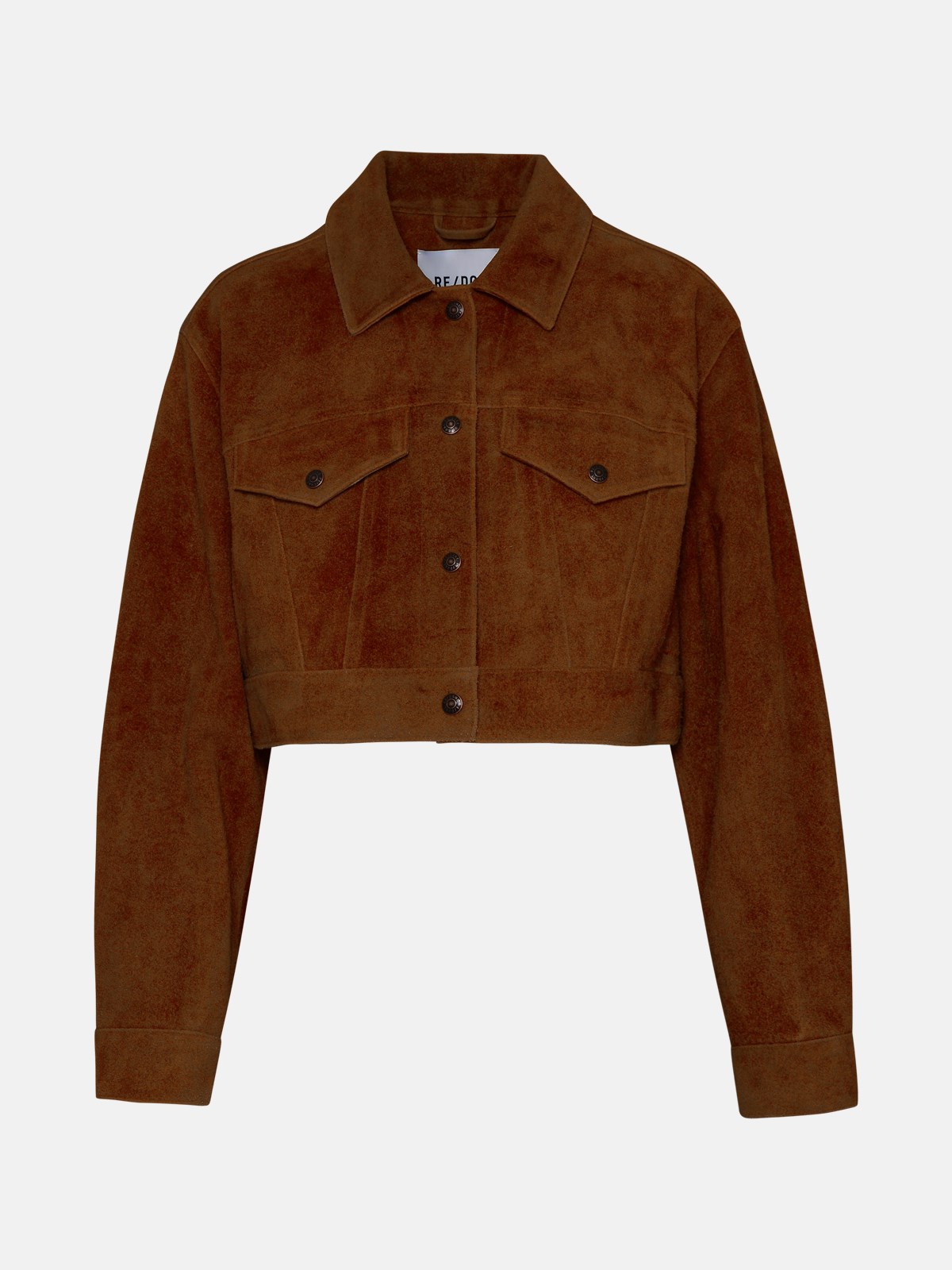 Shop Re/done Brown Suede Jacket