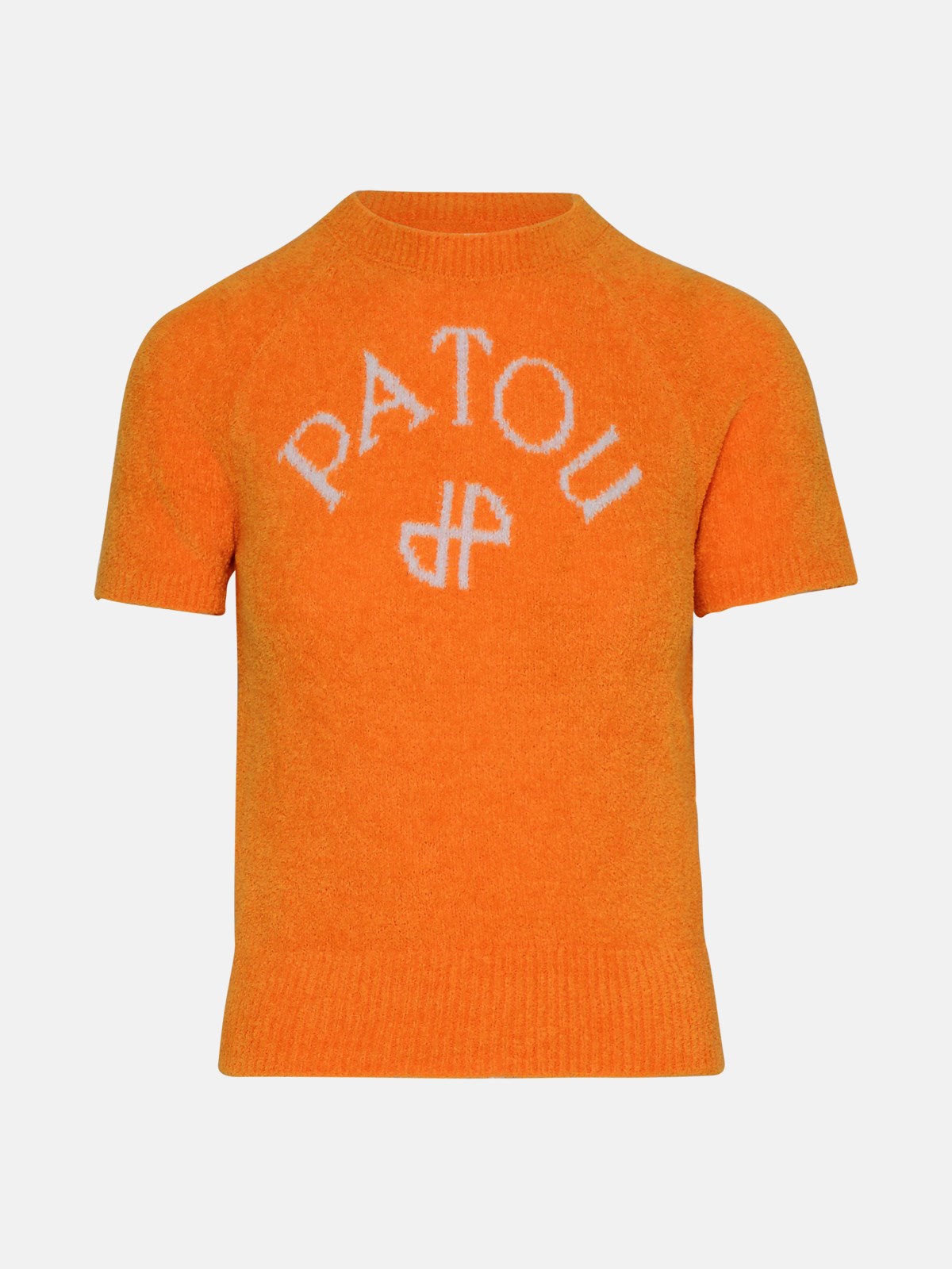 Patou Orange Cotton Blend Top