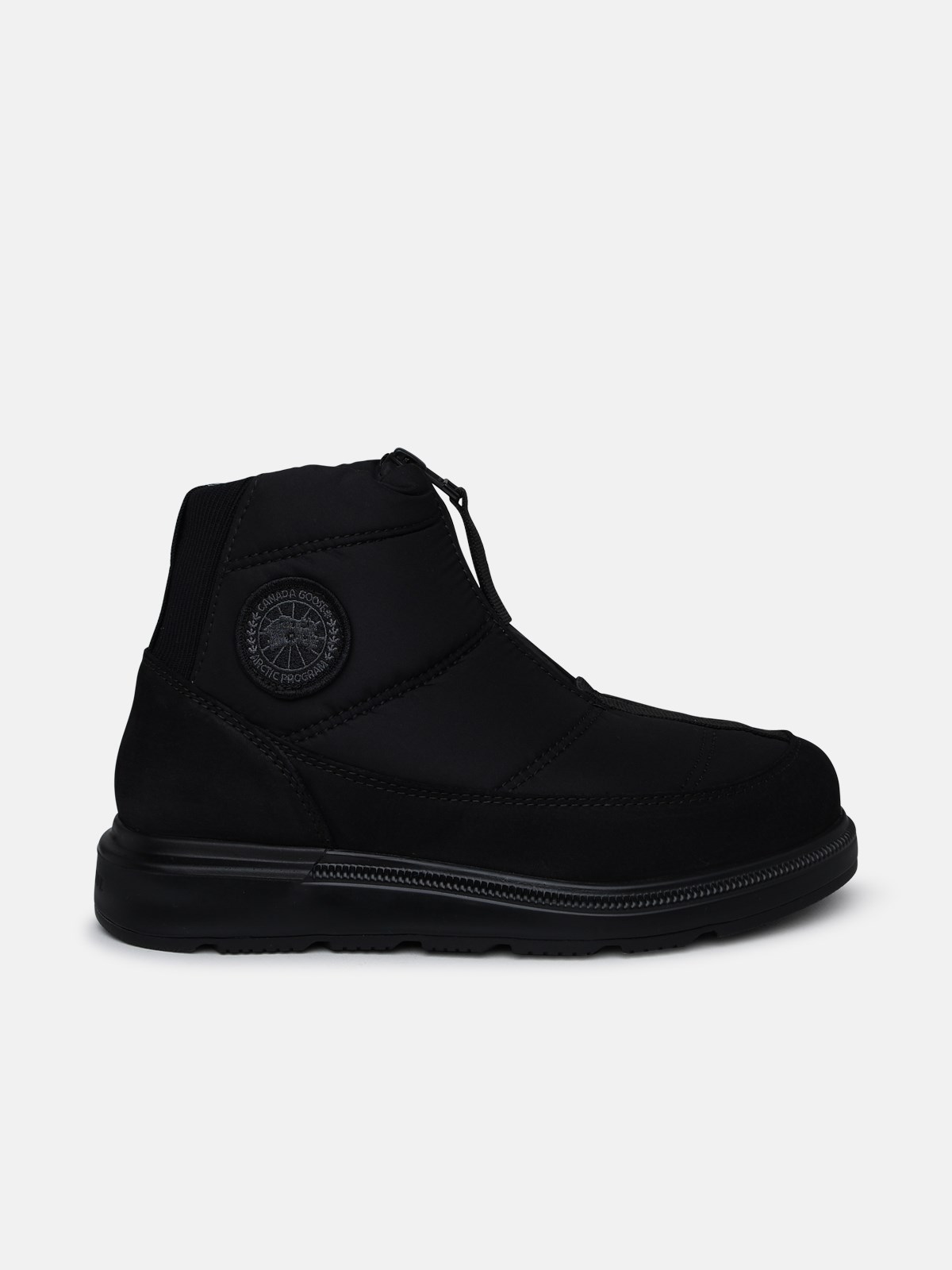 Canada Goose Black Nylon Cypress Down Ankle Boots