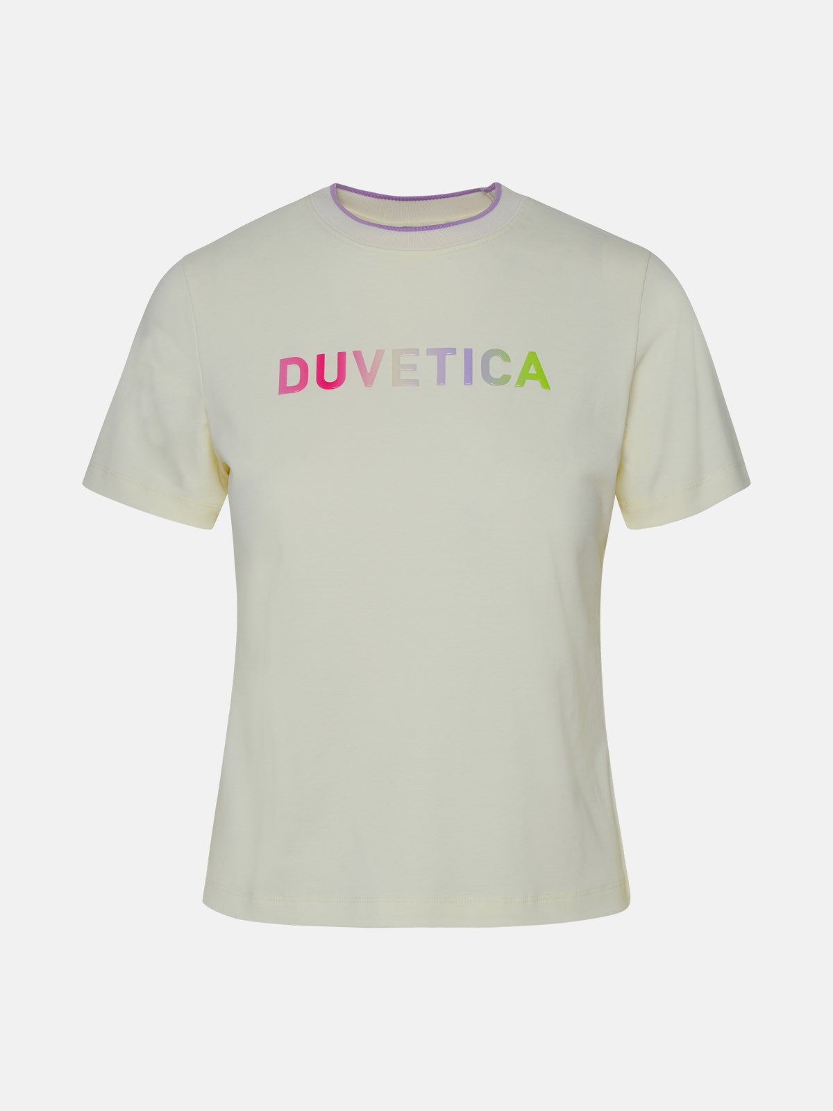 Duvetica Curon White Cotton T-shirt