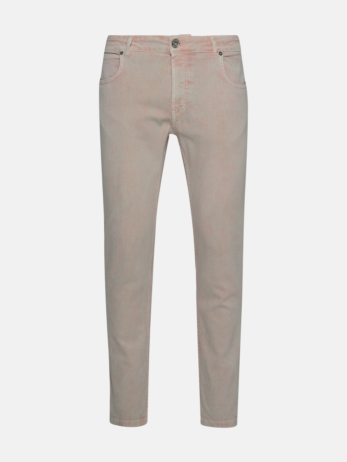 Eleventy Rose Cotton Pants In Pink
