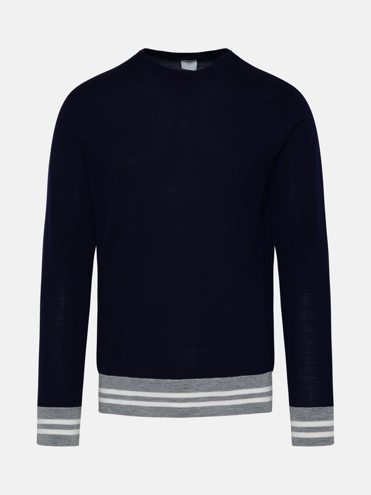 Eleventy Blue Wool Blend Sweater
