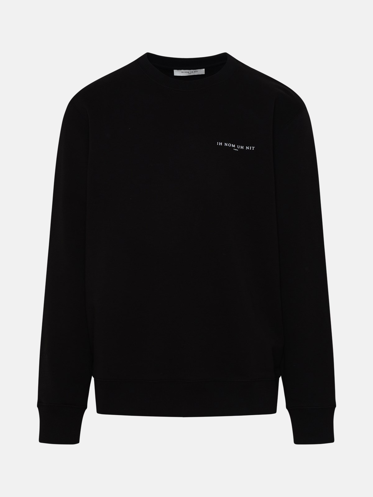 Ih Nom Uh Nit Black Cotton Sweatshirt