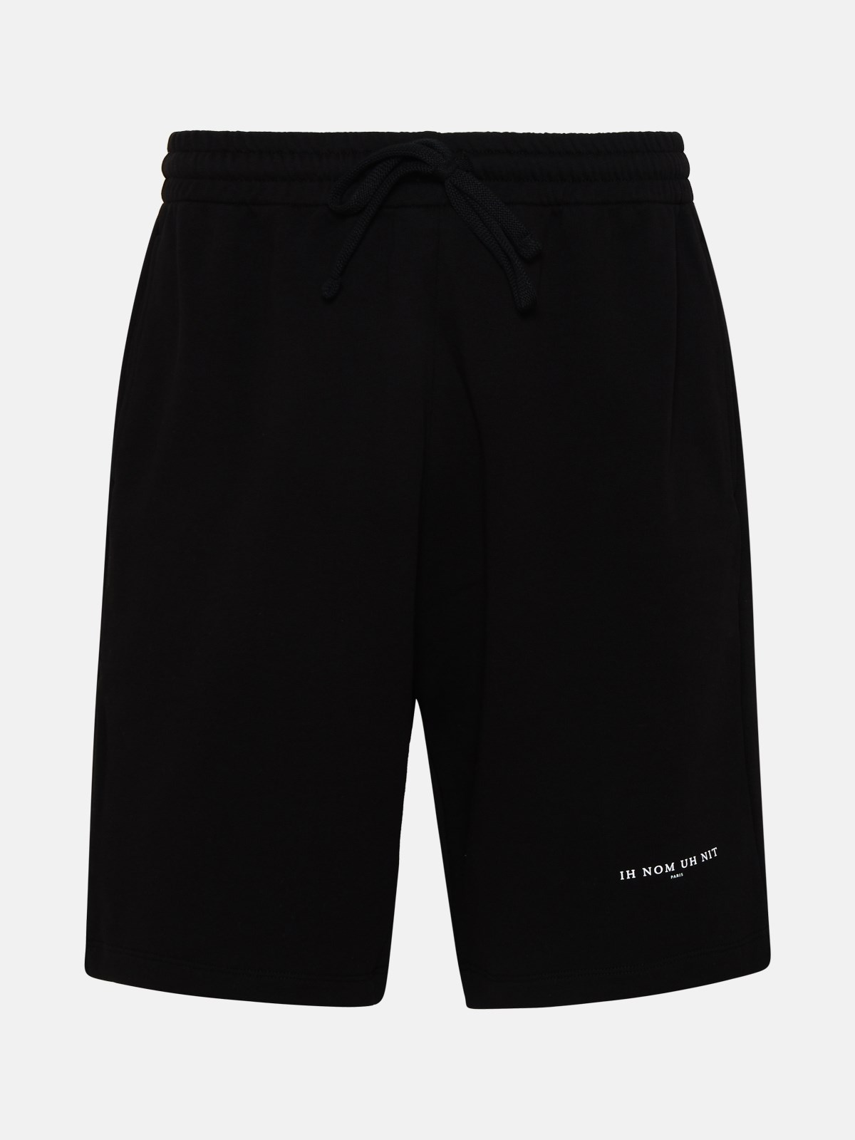 Ih Nom Uh Nit Black Cotton Bermuda Shorts