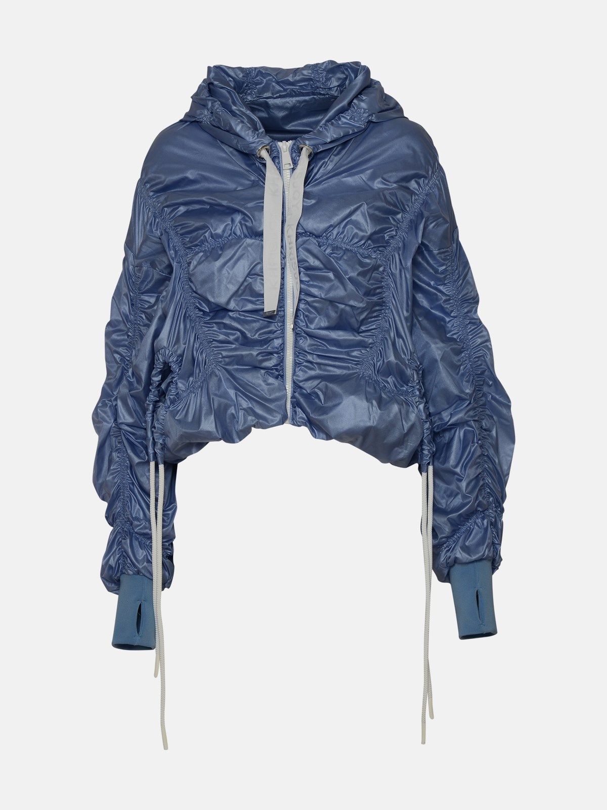 Shop Khrisjoy Light Blue Nylon Cloud Jacket