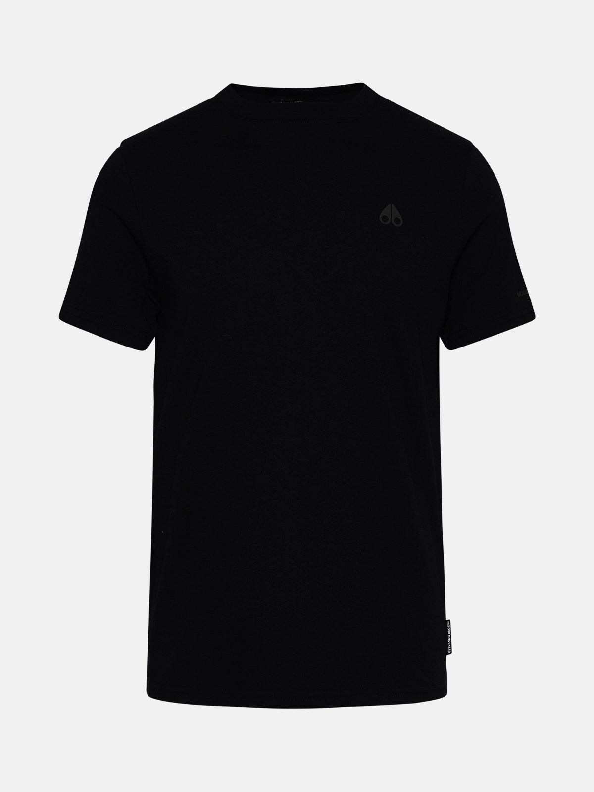 Moose Knuckles Black Cotton T-shirt