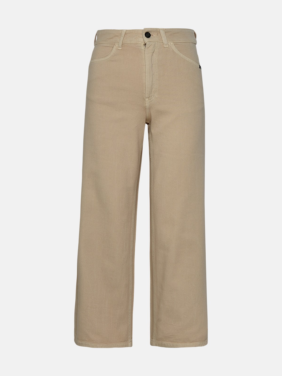 Amish Kids' Beige Cotton Linda Jeans In Nude