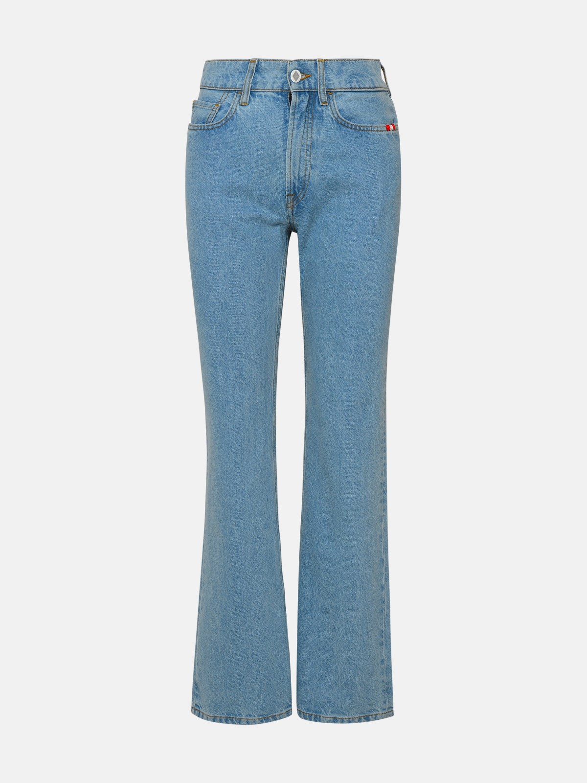 Amish Kendall Blue Cotton Jeans In Light Blue