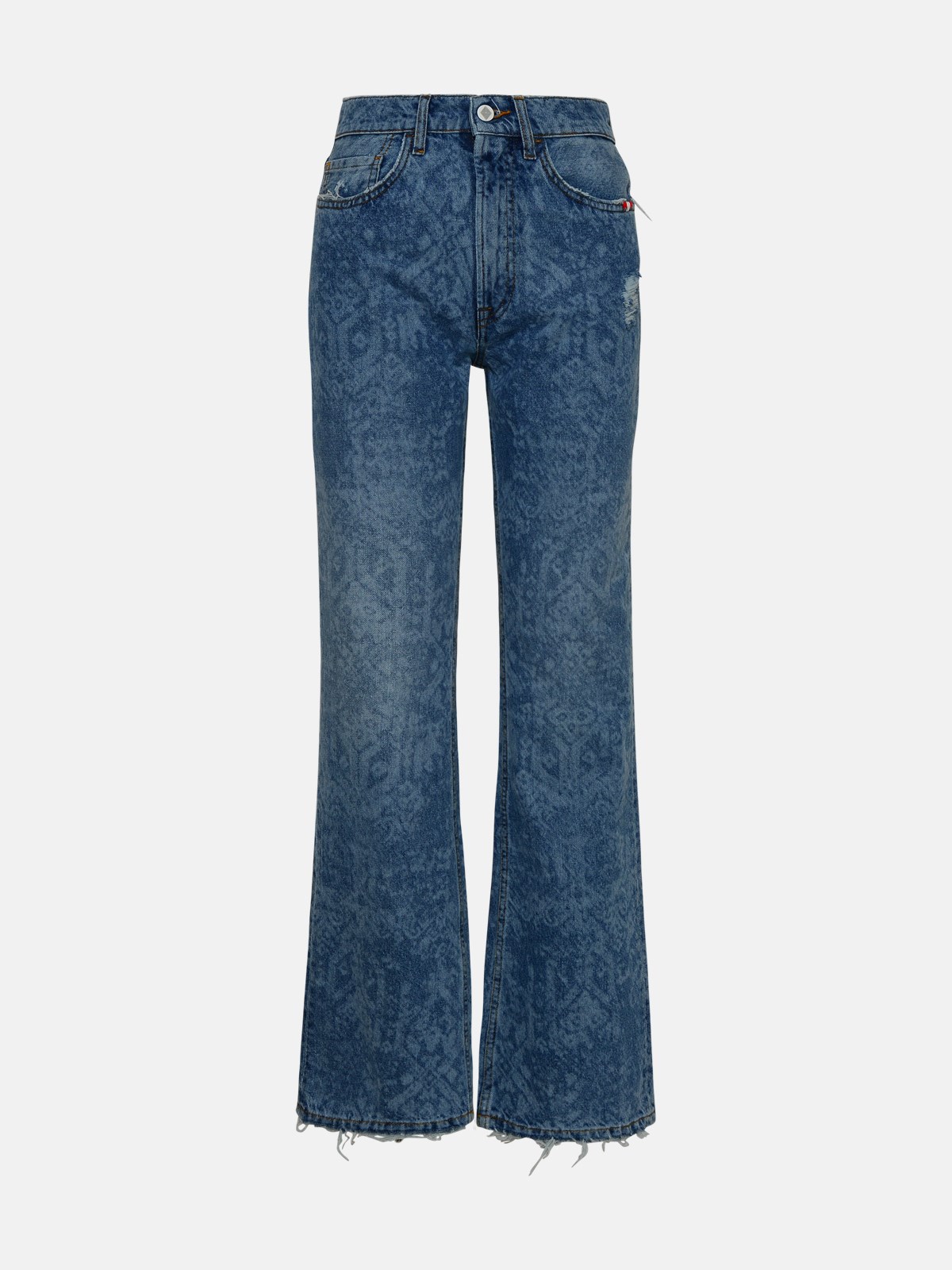Amish Kendall Blue Cotton Jeans