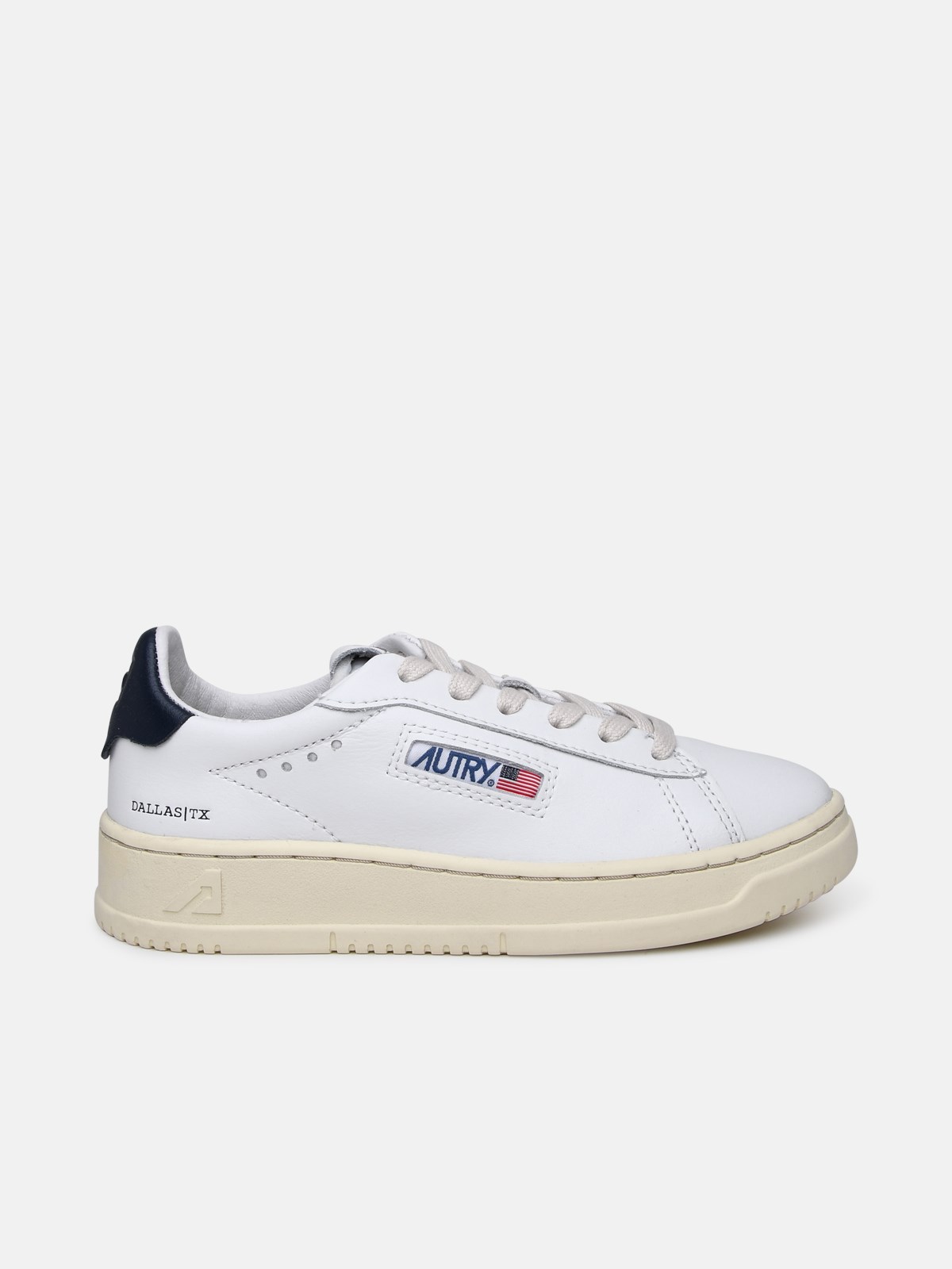 Autry White Leather Dallas Sneakers