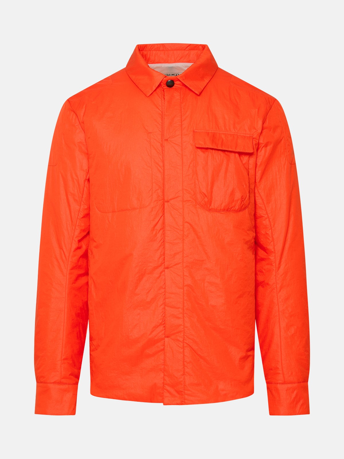 Premiata Puffer Jacket With Orange Nylon