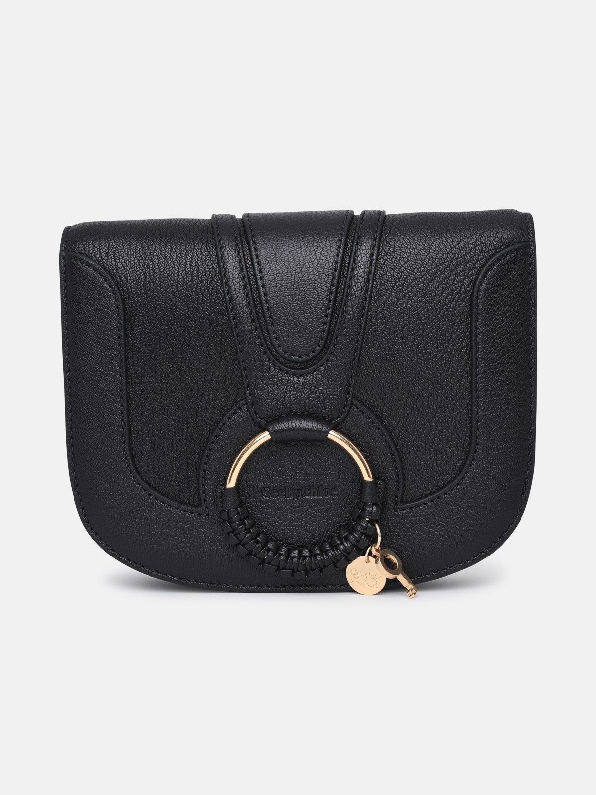 See By Chloé Leather Hana Shoulder Bag In Black