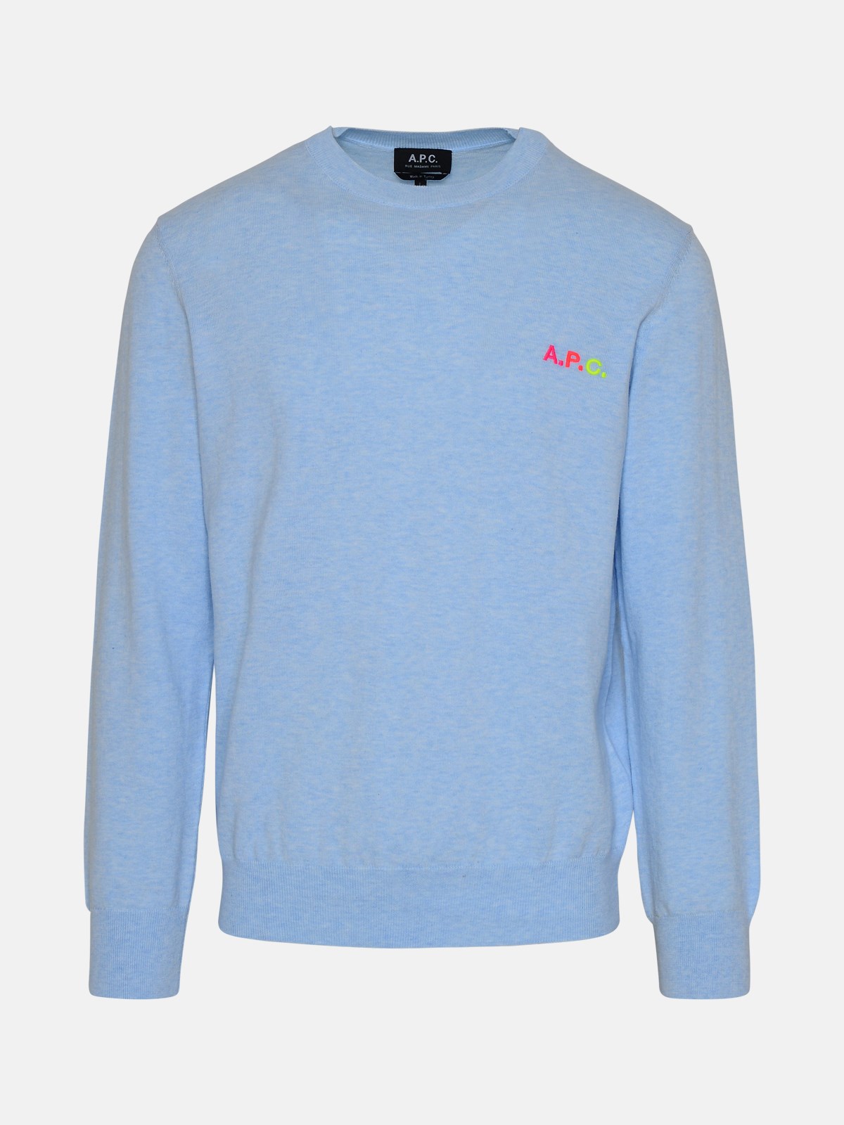 A.p.c. Kids' Light Blue Cotton Marvin Sweater