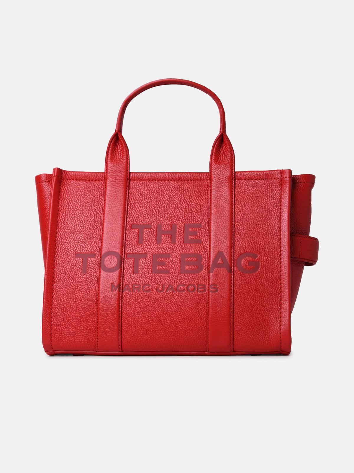 Marc Jacobs (the) Red Leather Small Tote Bag