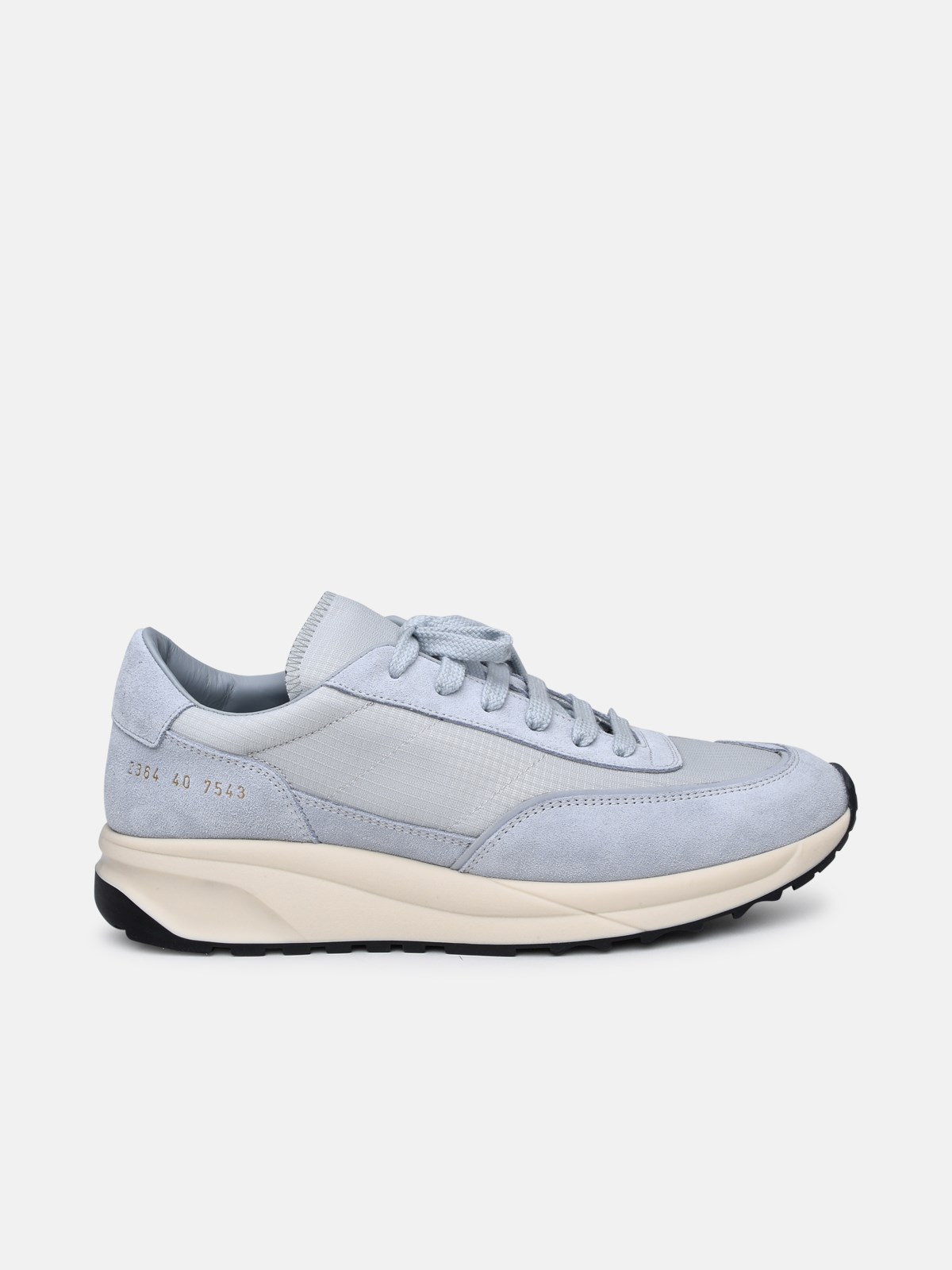 Common Projects Gray Suede Track Sneakers In Grey