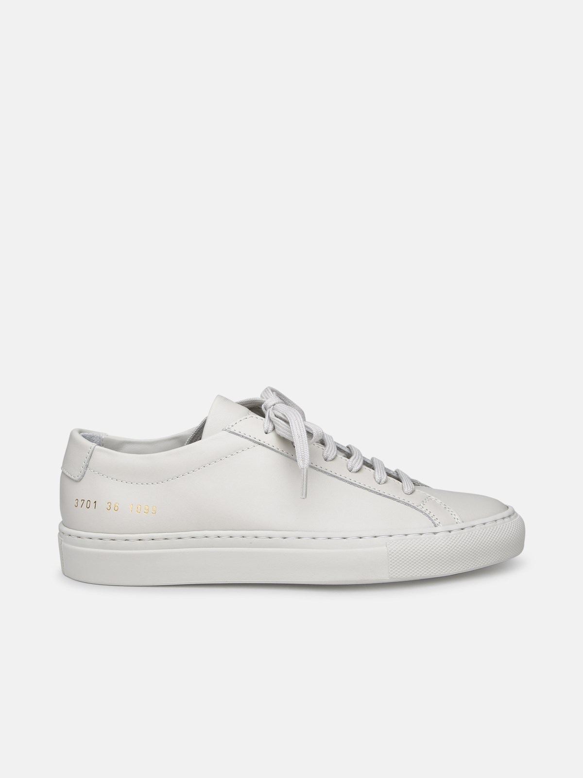 Common Projects Achilles Ivory Leather Sneakers In Beige