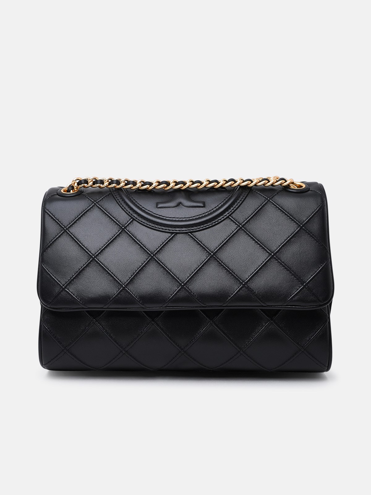 Tory Burch Tracolla Fleming Soft In Black